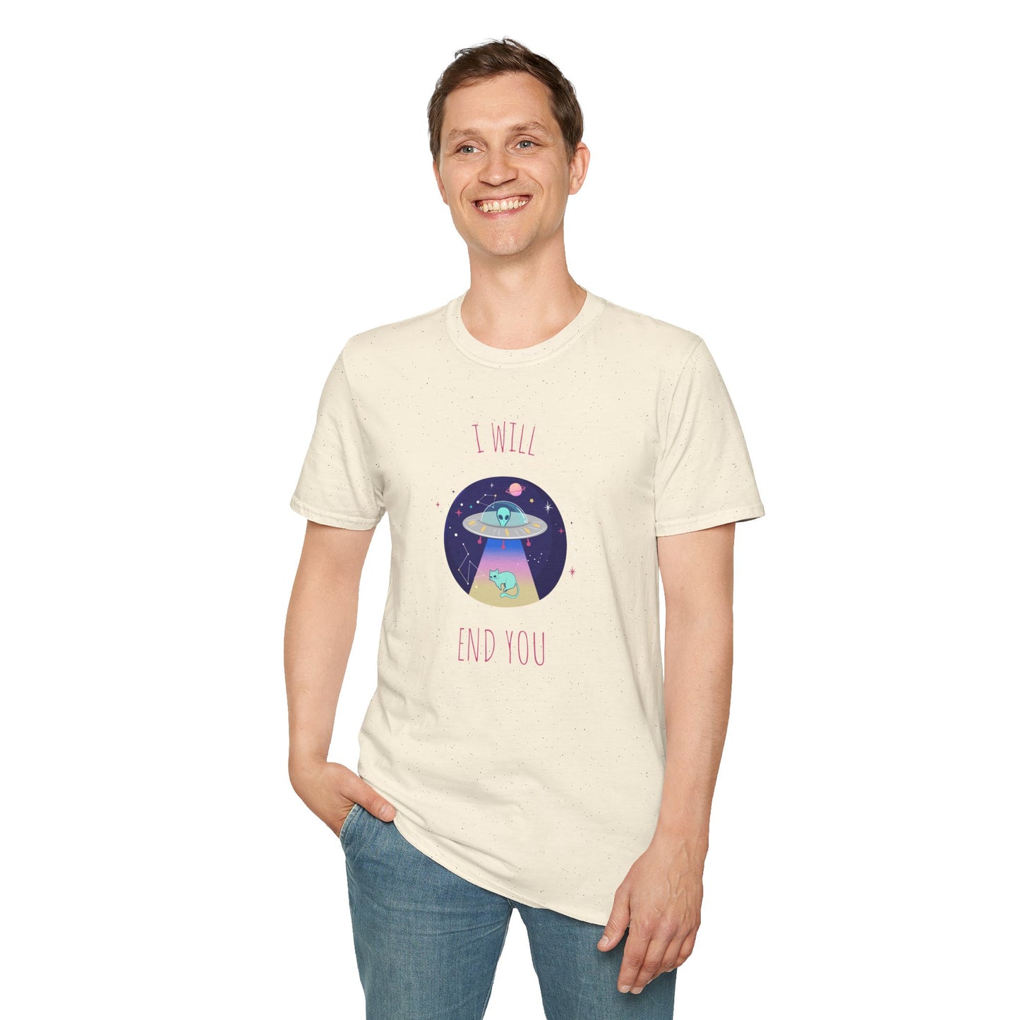 Funny T Shirts UFO Tees Funny Aliens Shirt