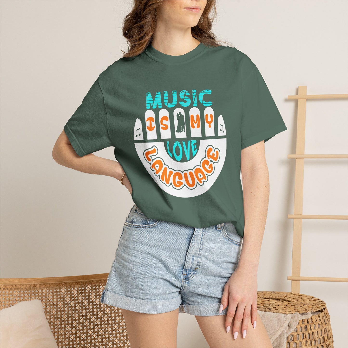 Music Graphic Design Unisex Cotton T-shirt 067