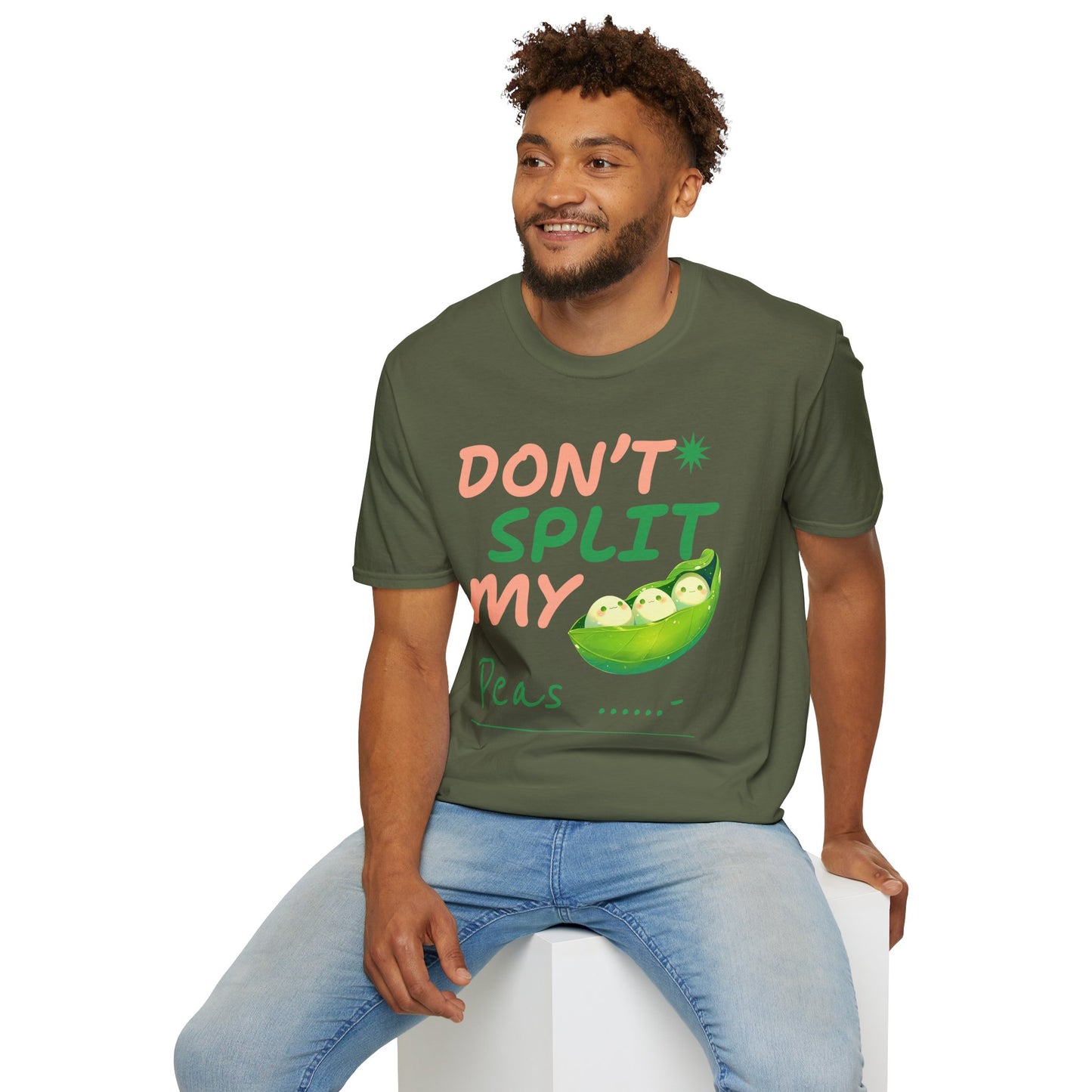 Food Tees, Funny Food T Shirts, Funny T Shirts, Shirt with Vegetables, Shirt with Peas