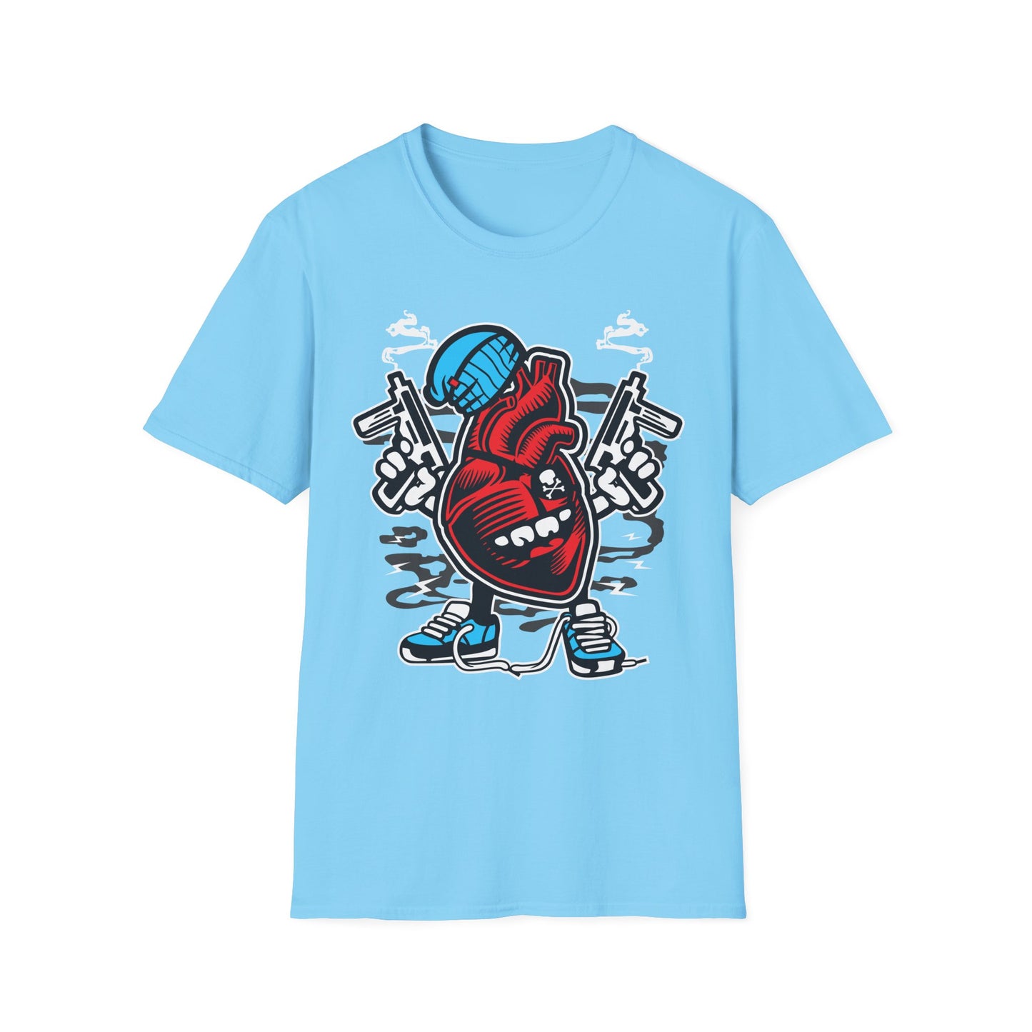 Cartoon T Shirt Animation T Shirt Funny Tee Unisex Gildan Softstyle 64000 100 Percent Cotton