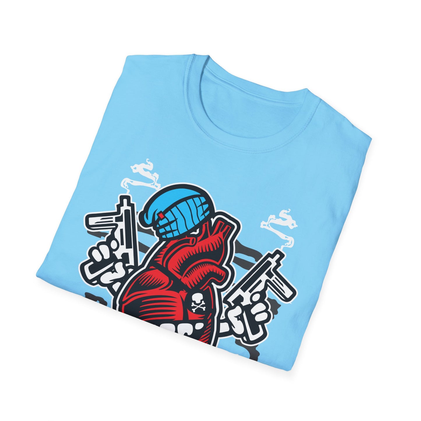 Cartoon T Shirt Animation T Shirt Funny Tee Unisex Gildan Softstyle 64000 100 Percent Cotton