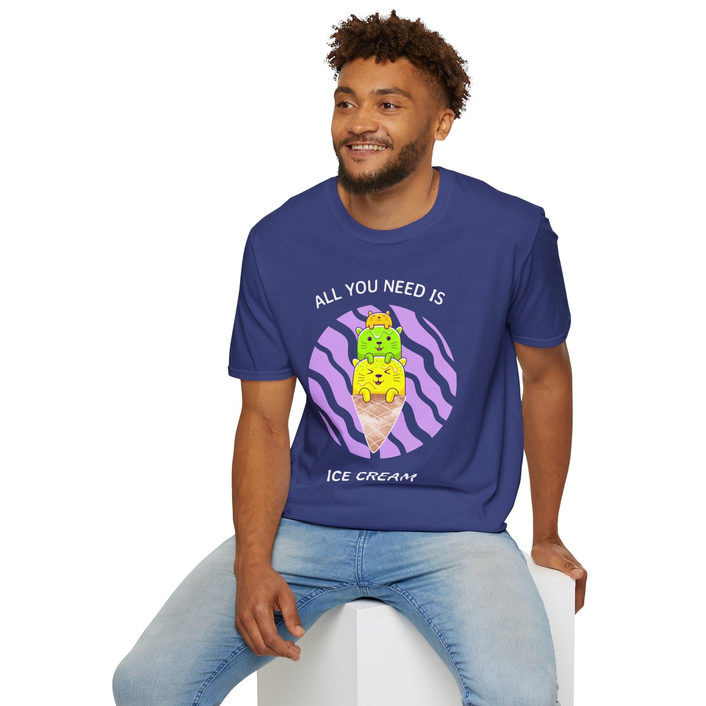 Food Tees, Funny Food T Shirts, Funny T Shirts, Shirt with Food, Junk Food Tees, Shirt with Ice Cream, Ice Cream T-Shirt
