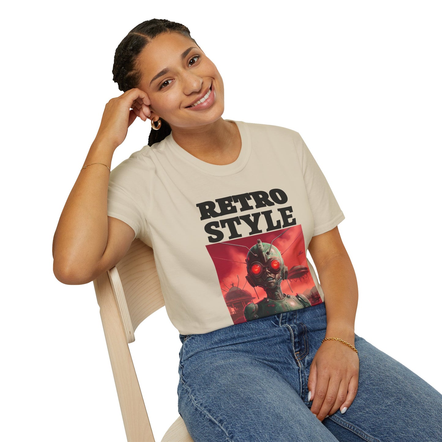 Retro T Shirt, Retro Design Shirt, Retro Art Tee Shirt, T-shirt with Retro Style