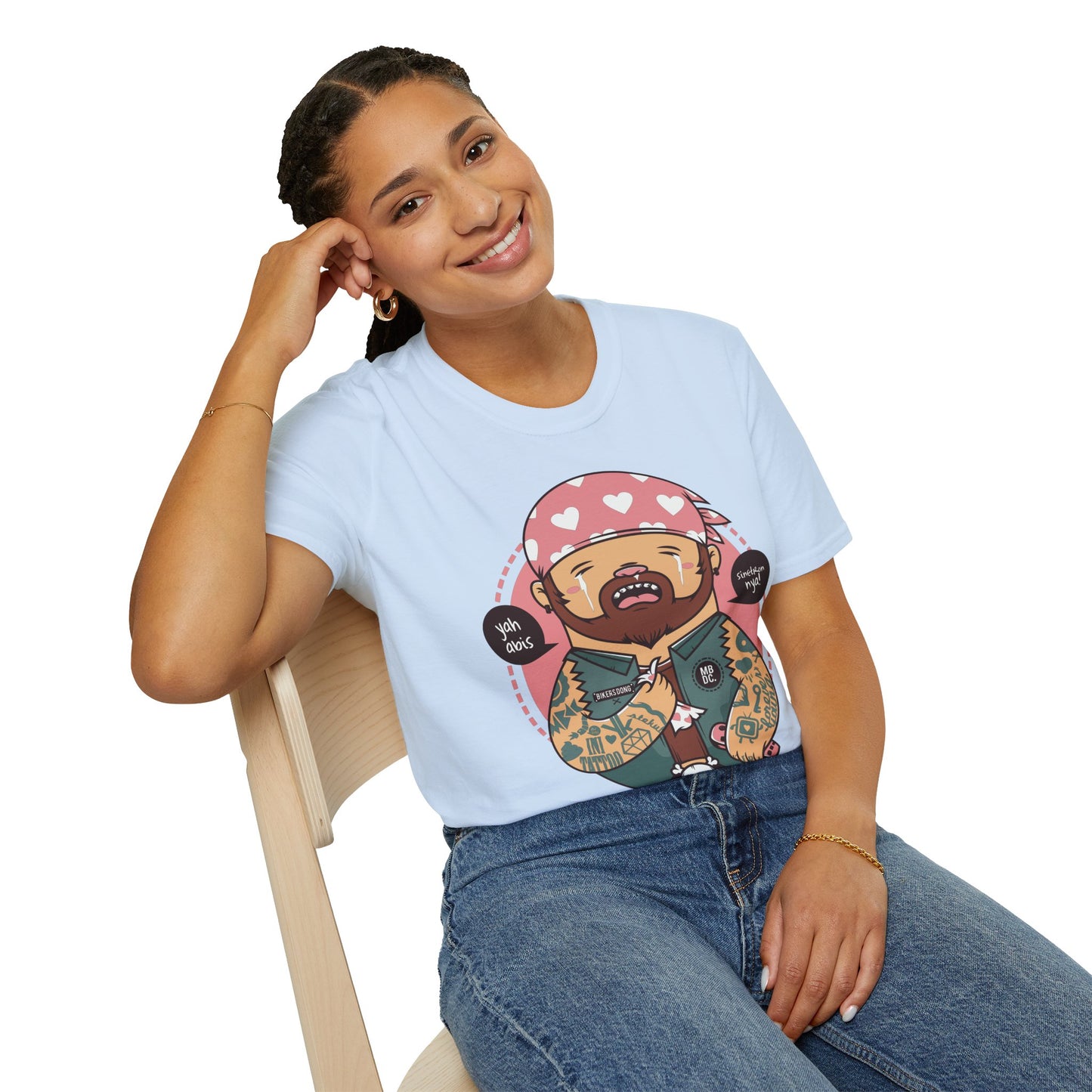 Cartoon Animation T Shirt Unisex Softstyle 100 Percent Ring Spun Cotton Comfort Tee