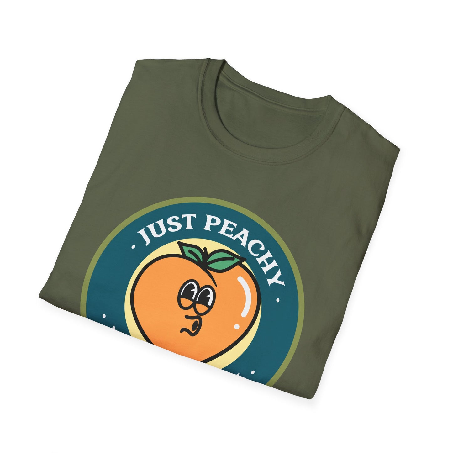 Food Tees, Funny Food T Shirts, Funny T Shirts, Shirt with Fruits, Shirt with Peach
