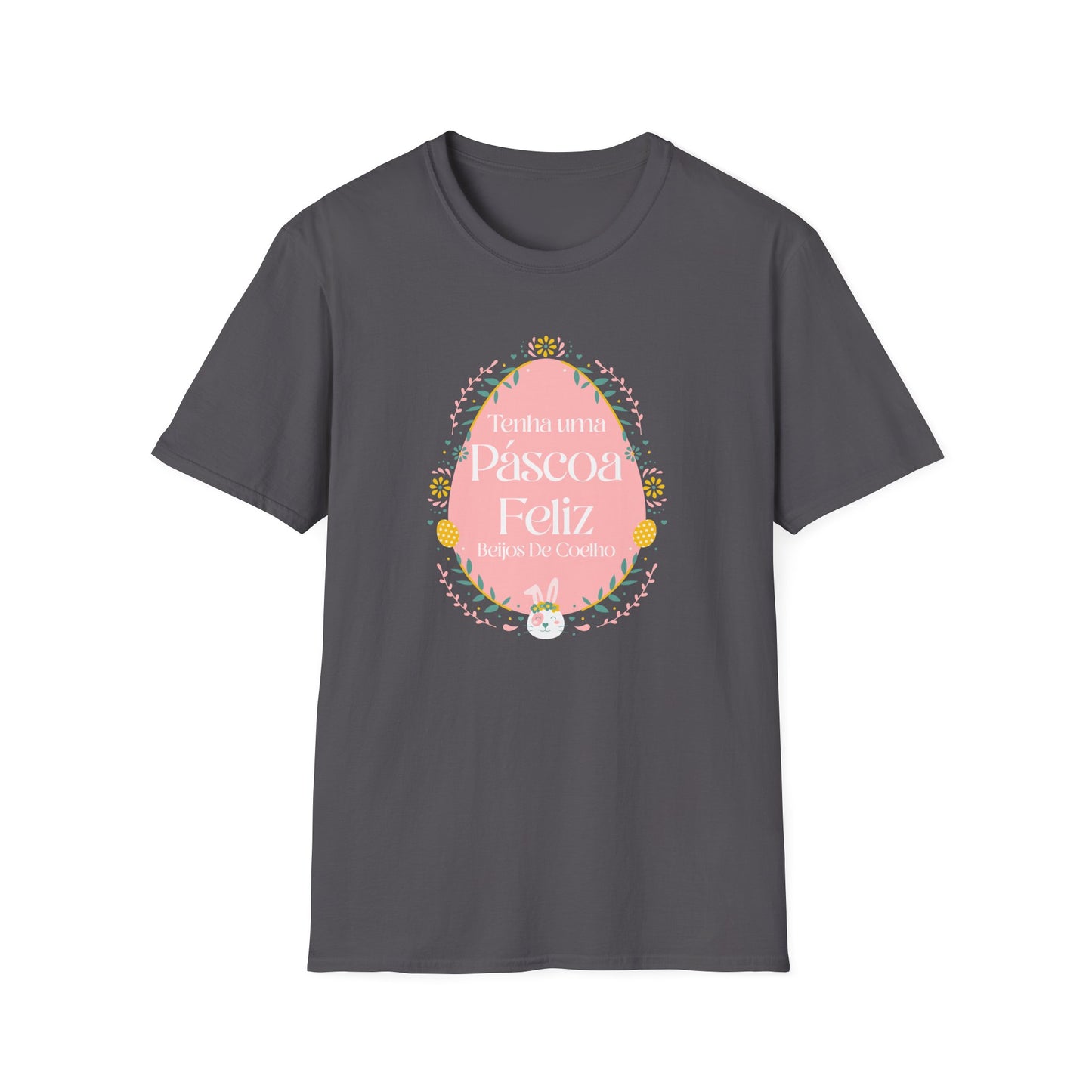 Easter Egg T-Shirt, Tee Shirt with Easter Signature, T Shirt with Easter Prints, Tee Shirt with Easter Design - 2