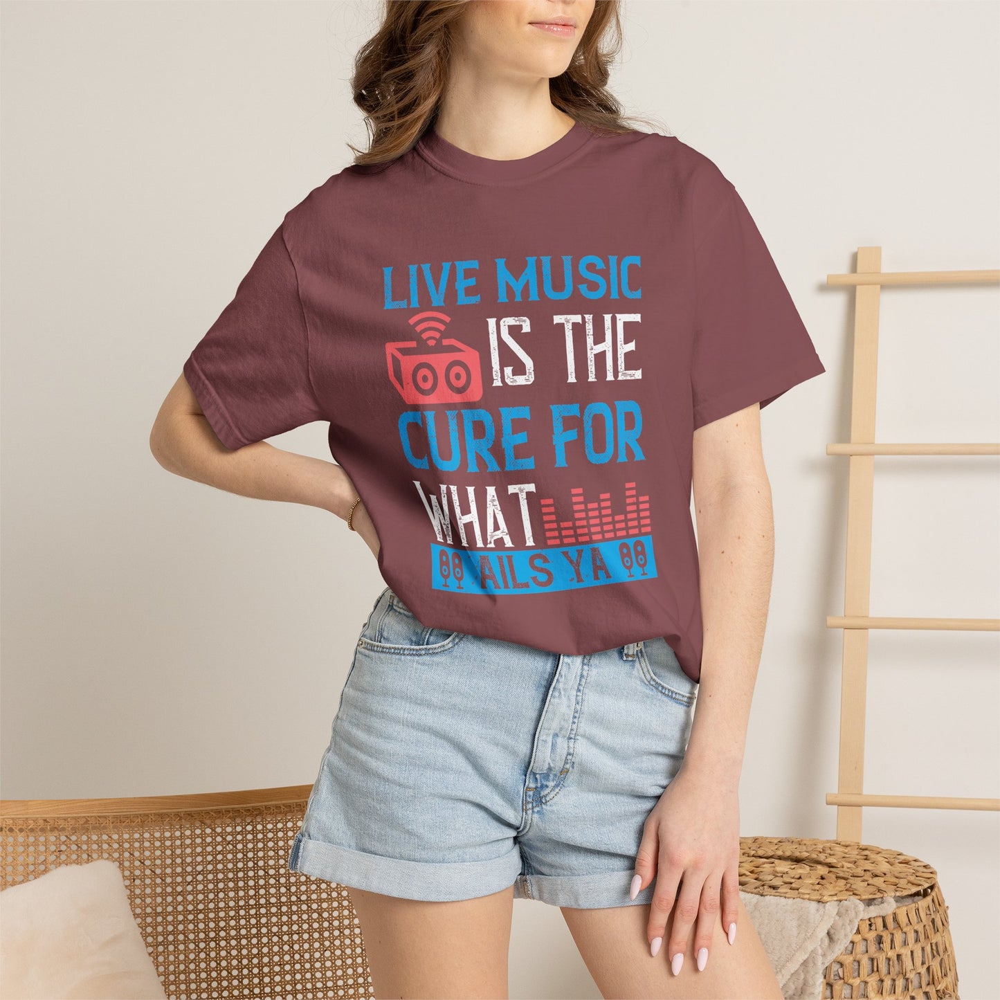 Music Graphic Design Unisex Cotton T-shirt m20