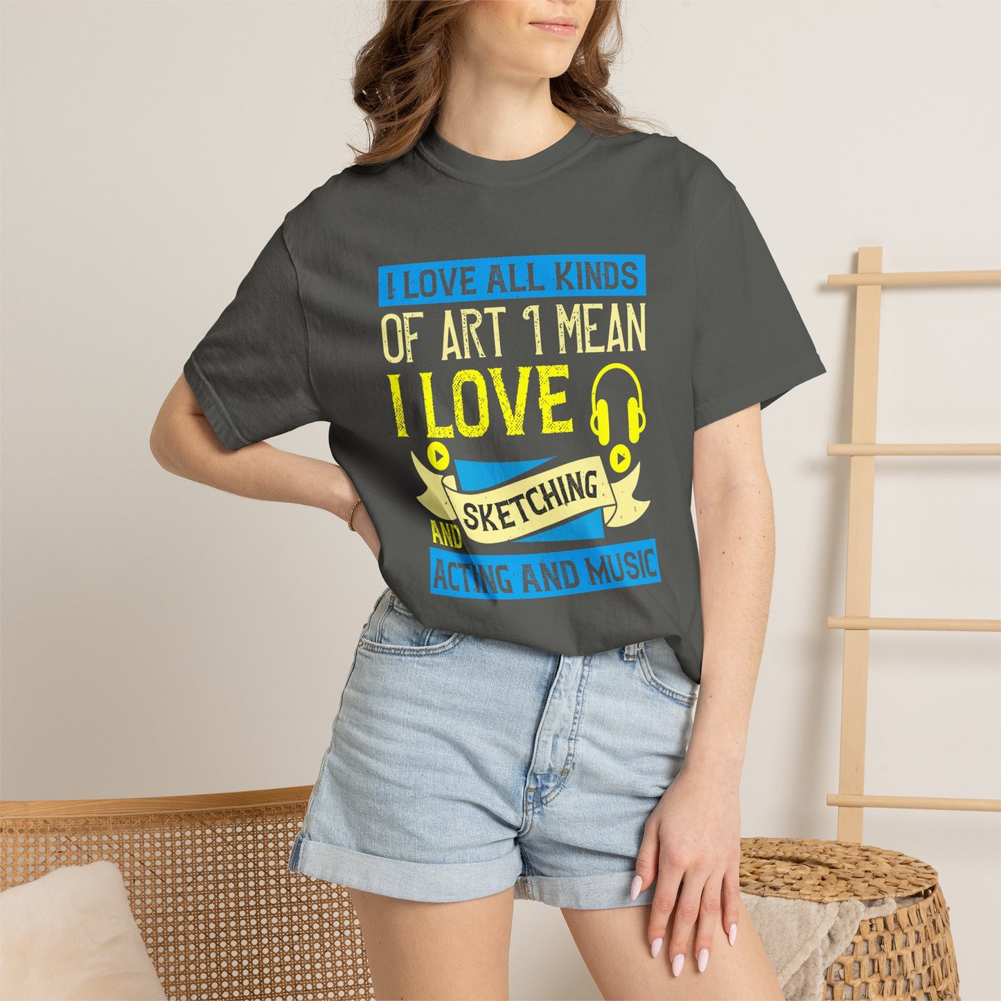 Music Graphic Design Unisex Cotton T-shirt m10