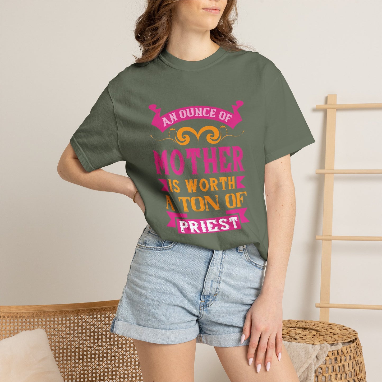 Mom T-shirt Mother Day Mama Tee Unisex Comfort Colors Garment-Dyed Cotton h63