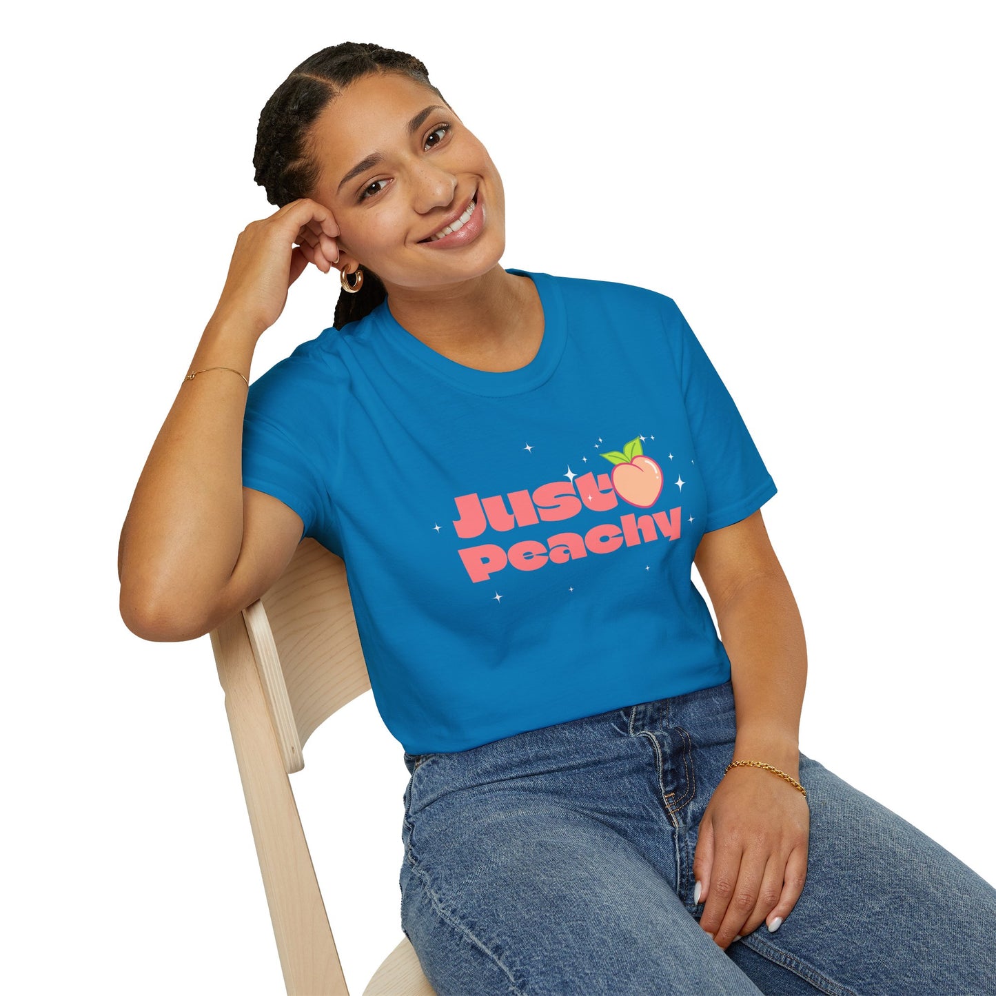 Food Tees, Funny Food T Shirts, Funny T Shirts, Shirt with Fruits, Shirt with Peach