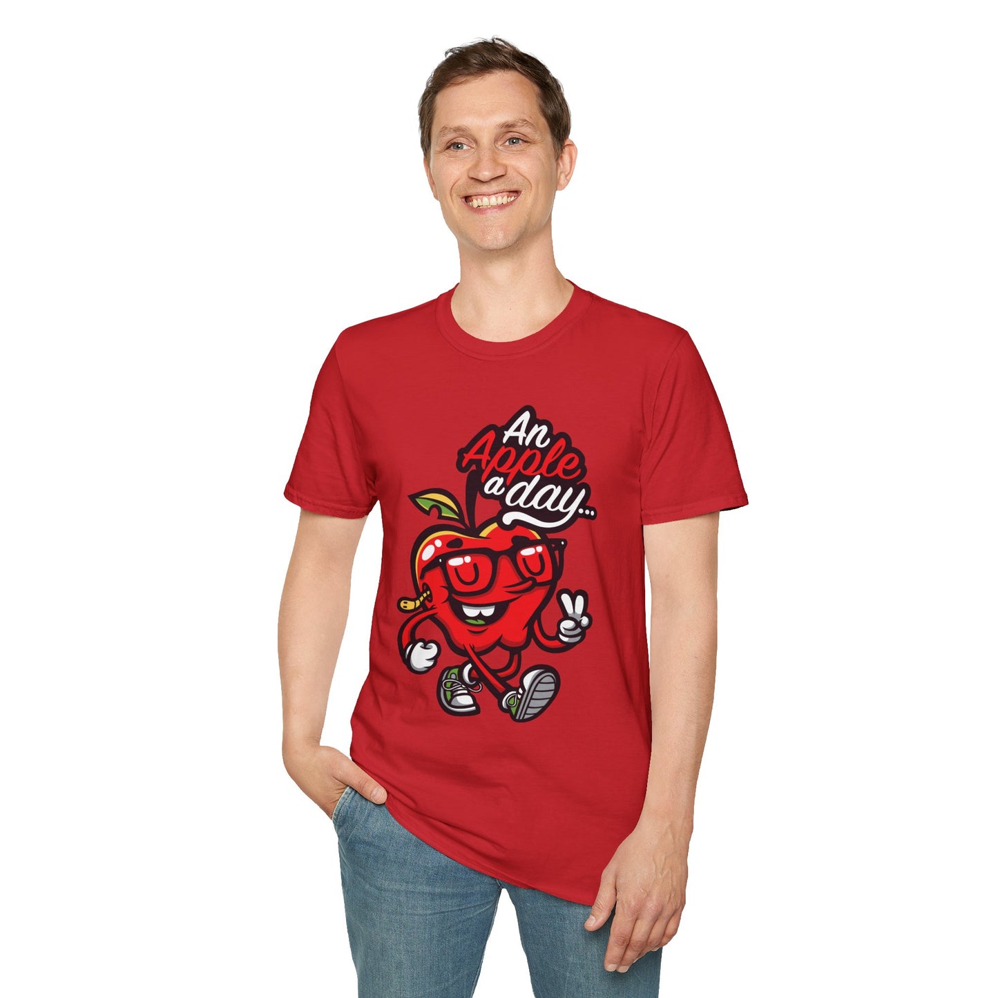 Cartoon T Shirt Animation Tee Funny Tee Unisex Softstyle Cotton Shirt Gildan Softstyle 64000
