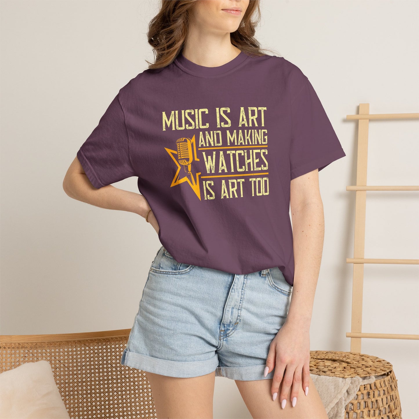 Music Graphic Design Unisex Cotton T-shirt m28