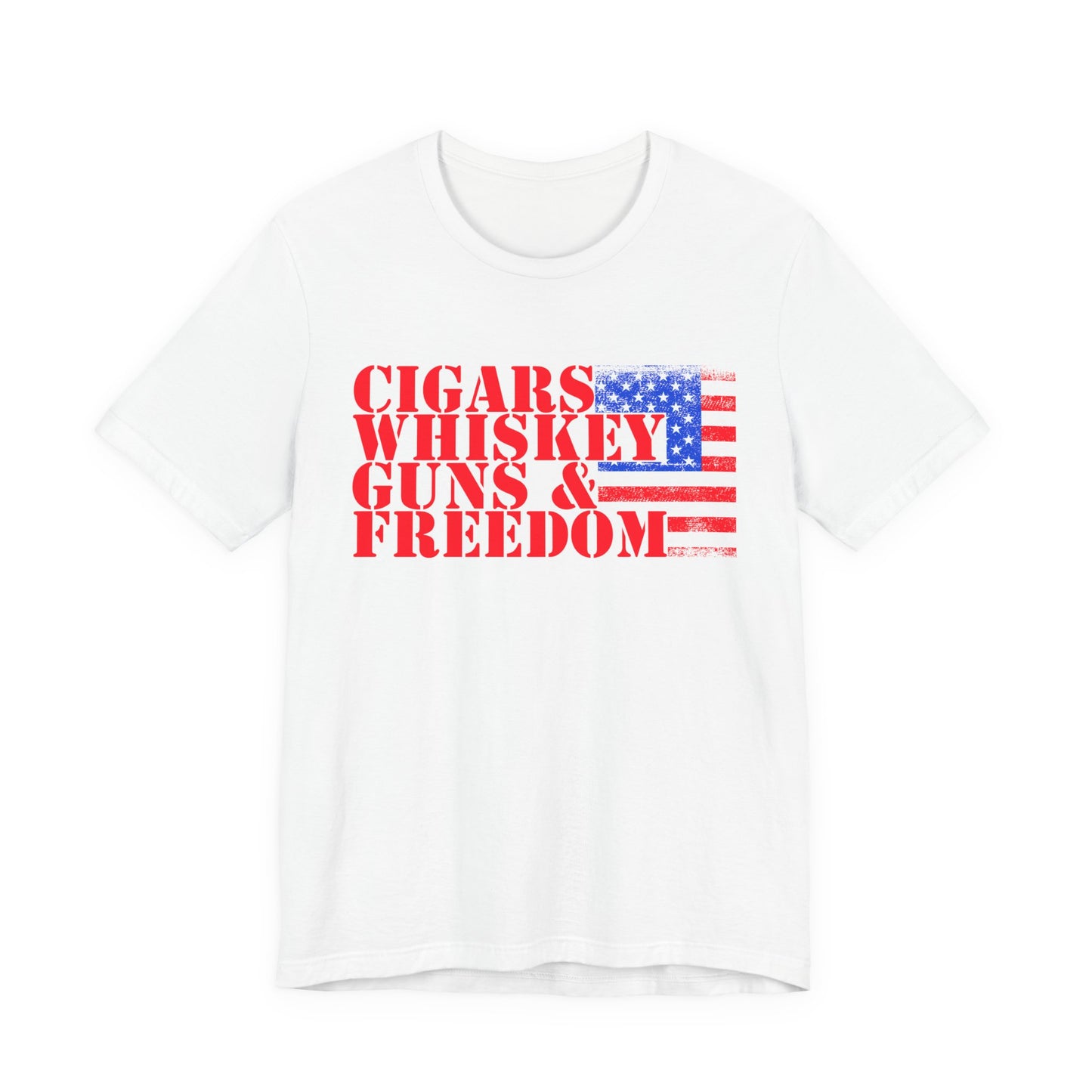 American Flag Graphic Unisex Cotton T-Shirt a2
