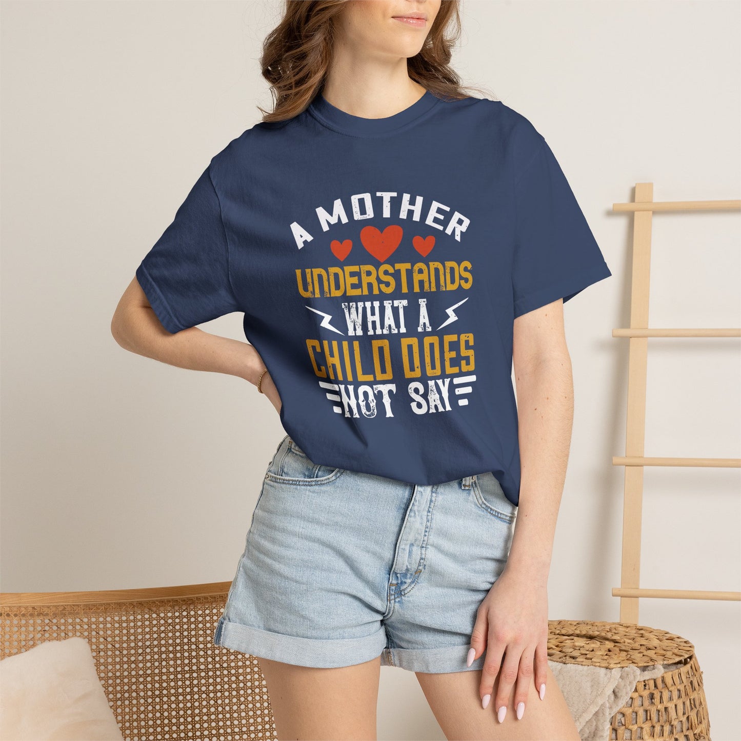 Mom T-shirt Mother Day Mama Tee Unisex Comfort Colors Garment-Dyed Cotton h56