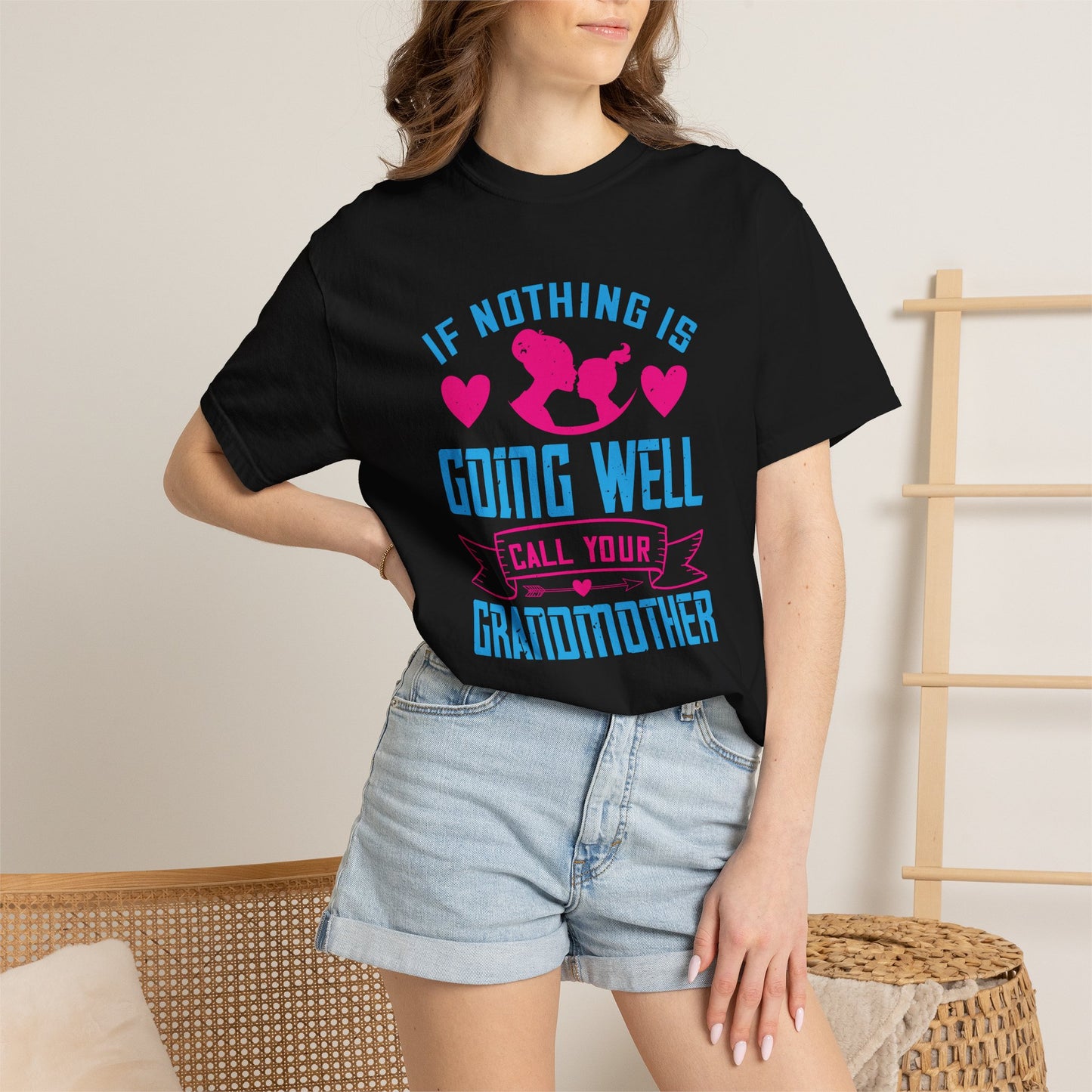 Grandma T-shirt Mother Day Mama Tee Unisex Comfort Colors Garment-Dyed Cotton h76