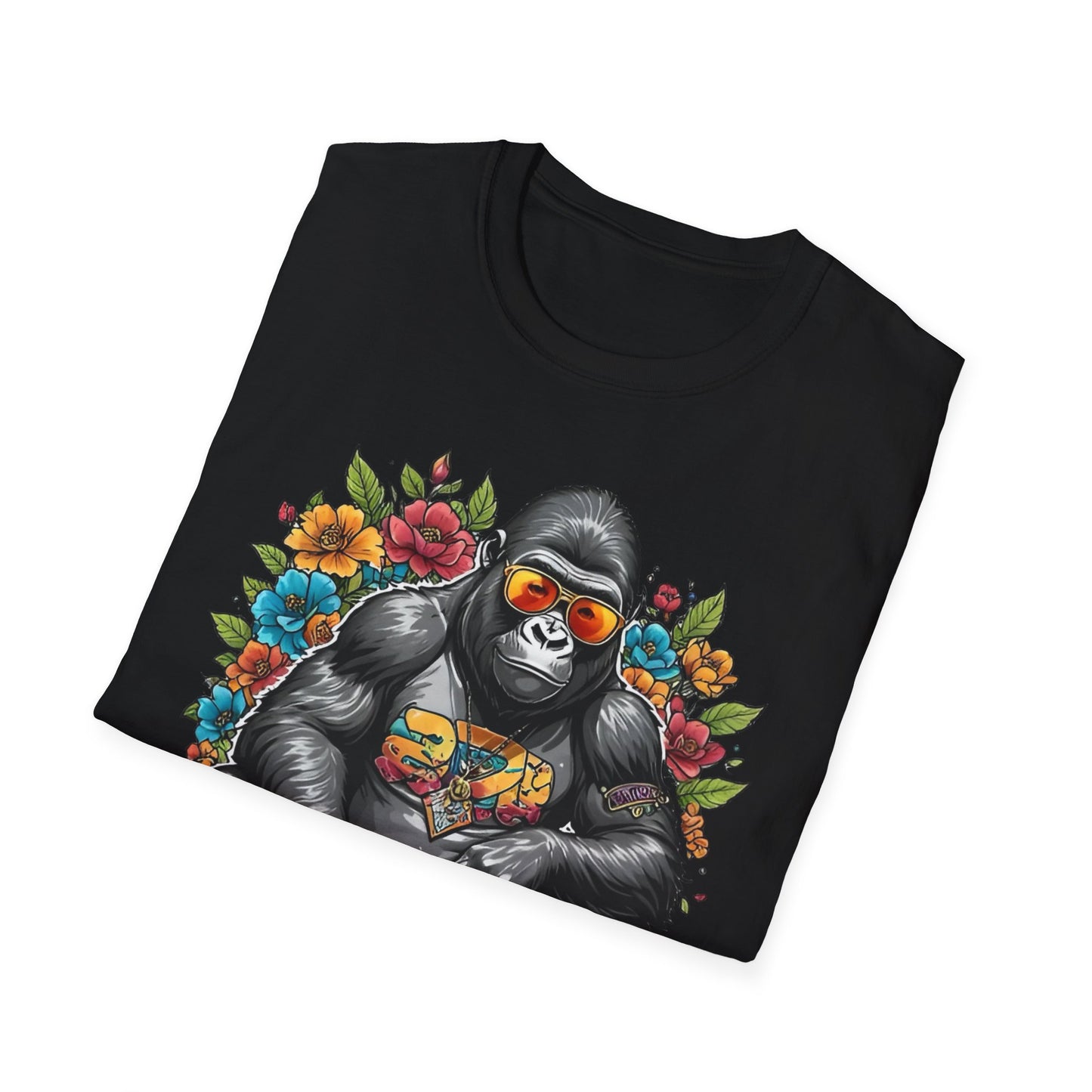 Animals Tees, Funny Animals Shirt, T Shirts with Funny Animals, T-Shirt with Gorilla, Monkey Tees