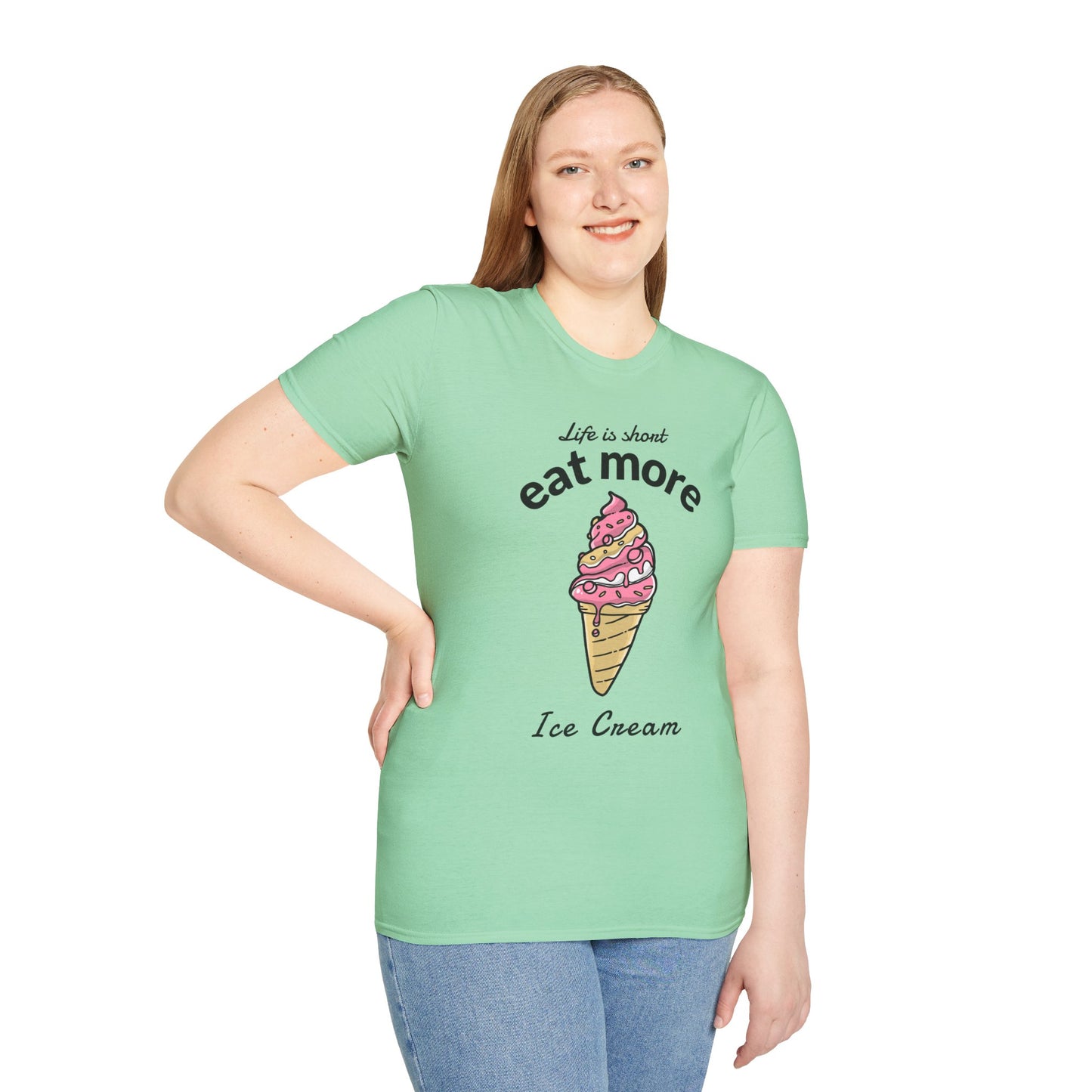 Food Tees, Funny Food T Shirts, Funny T Shirts, Shirt with Food, Junk Food Tees, Shirt with Ice Cream, Ice Cream T-Shirt