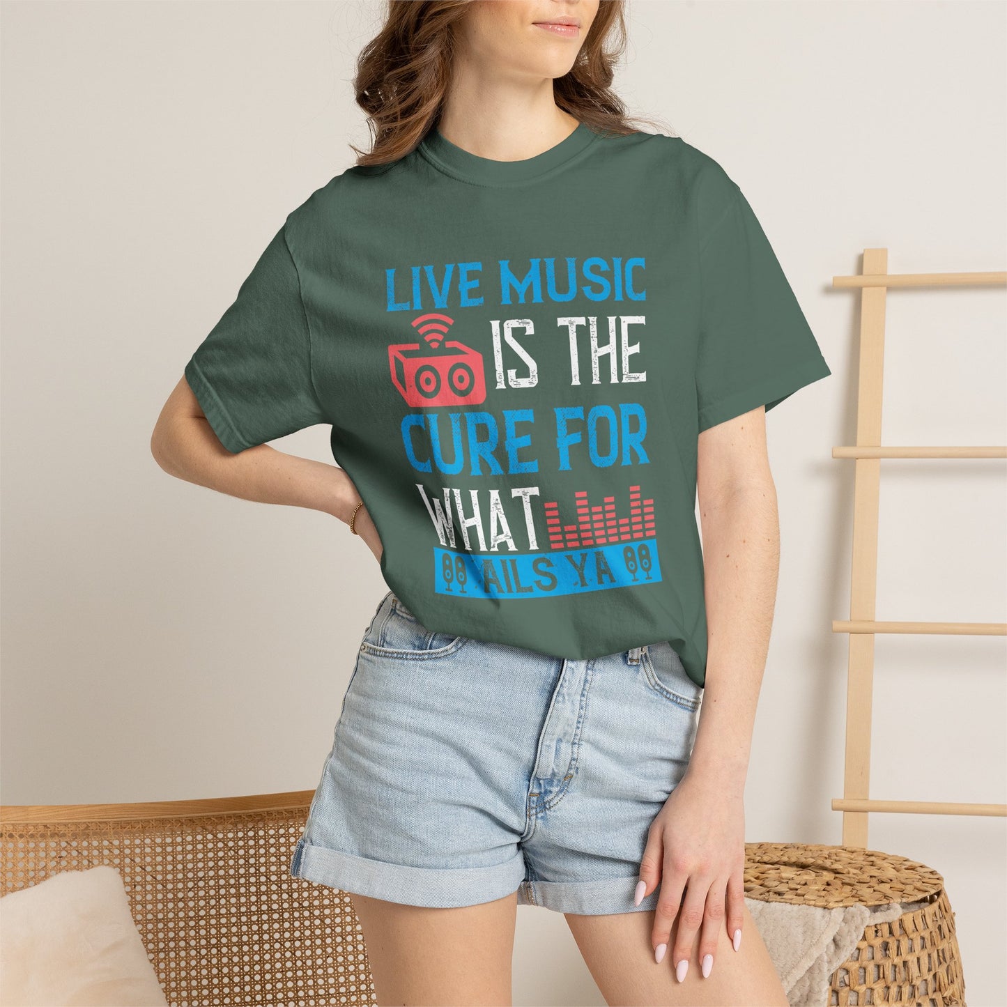 Music Graphic Design Unisex Cotton T-shirt m20