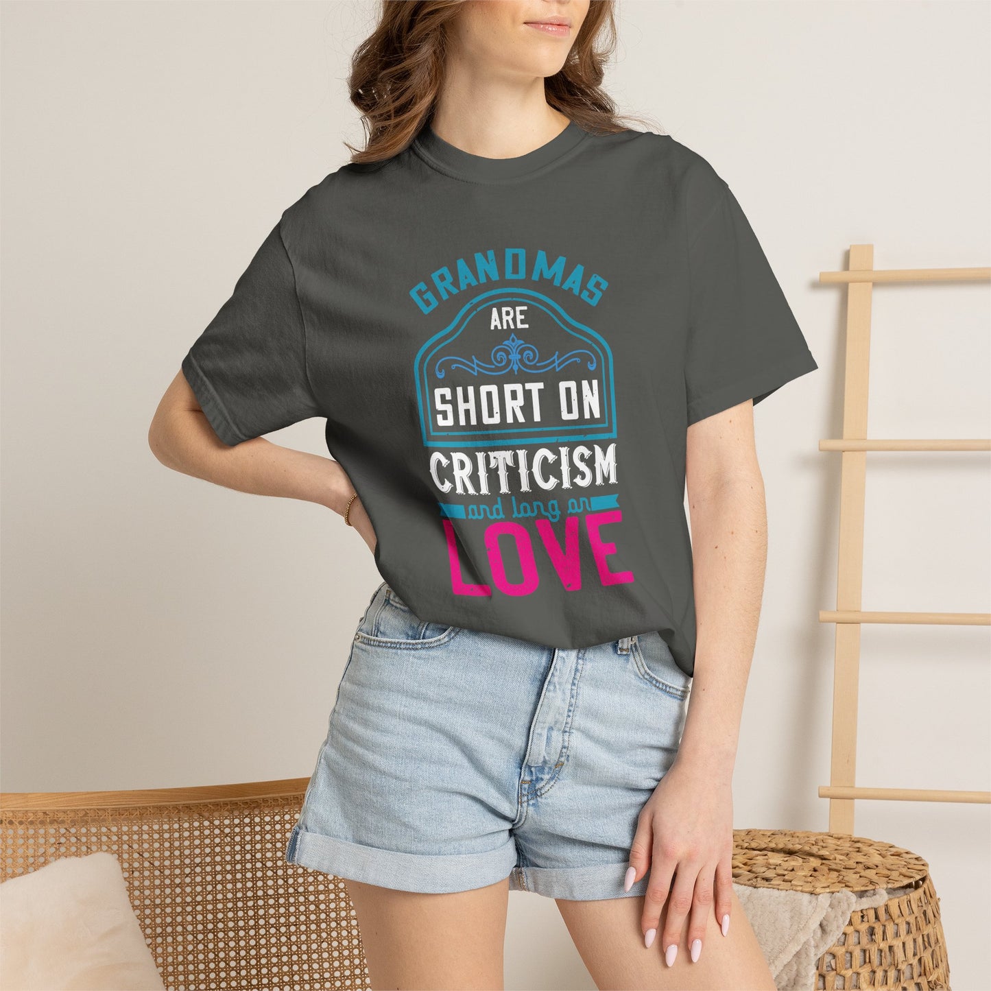 Grandmas T-shirt Mother Day Mama Tee Unisex Comfort Colors Garment-Dyed Cotton h69