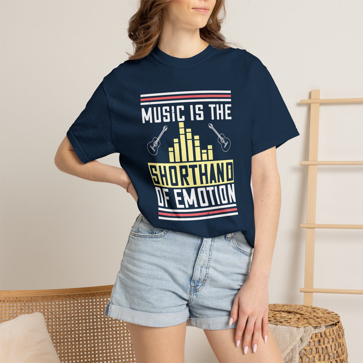 Music Graphic Design Unisex Cotton T-shirt m34