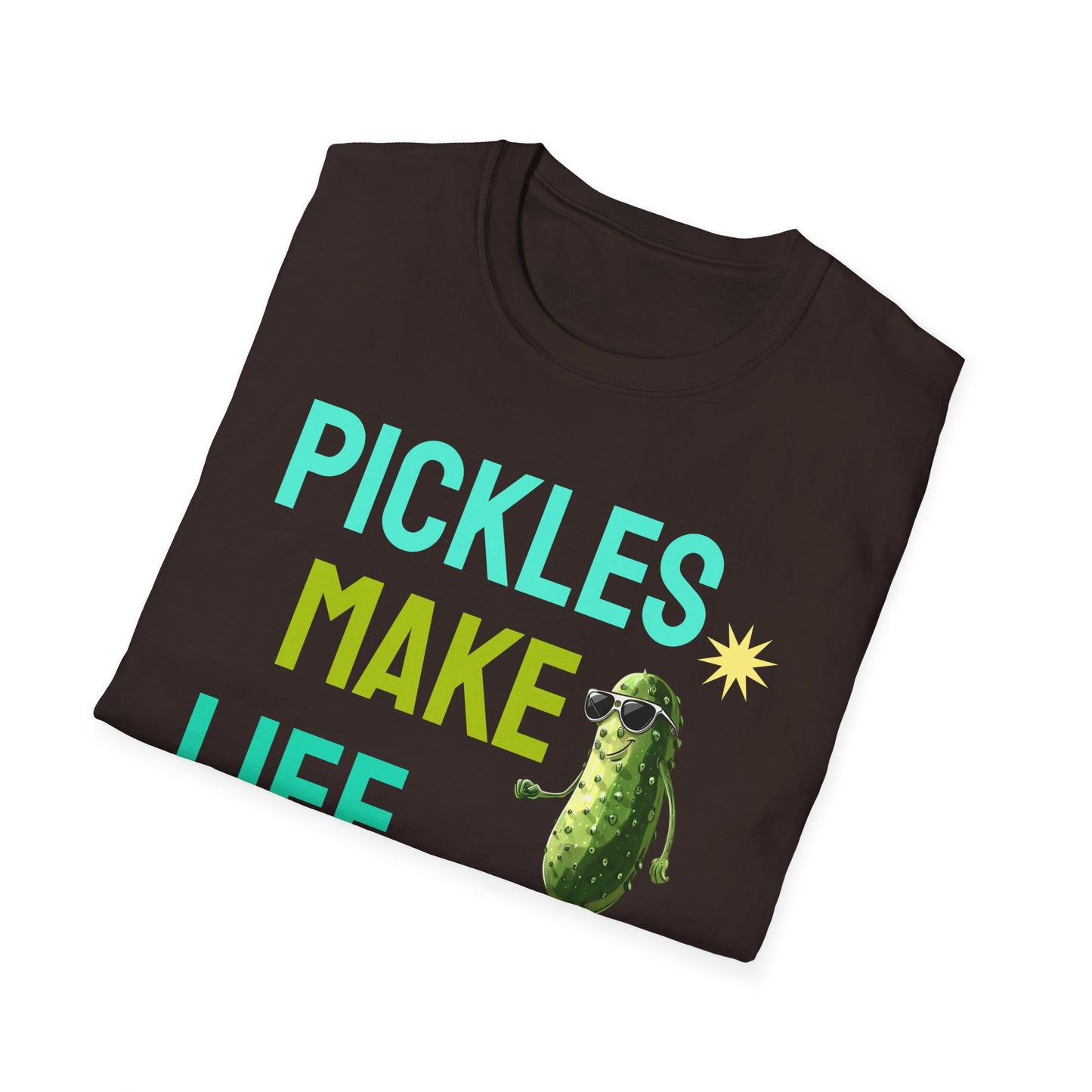 Food Tees, Funny Food T Shirts, Funny T Shirts, Shirt with Vegetables, Shirt with Pickle