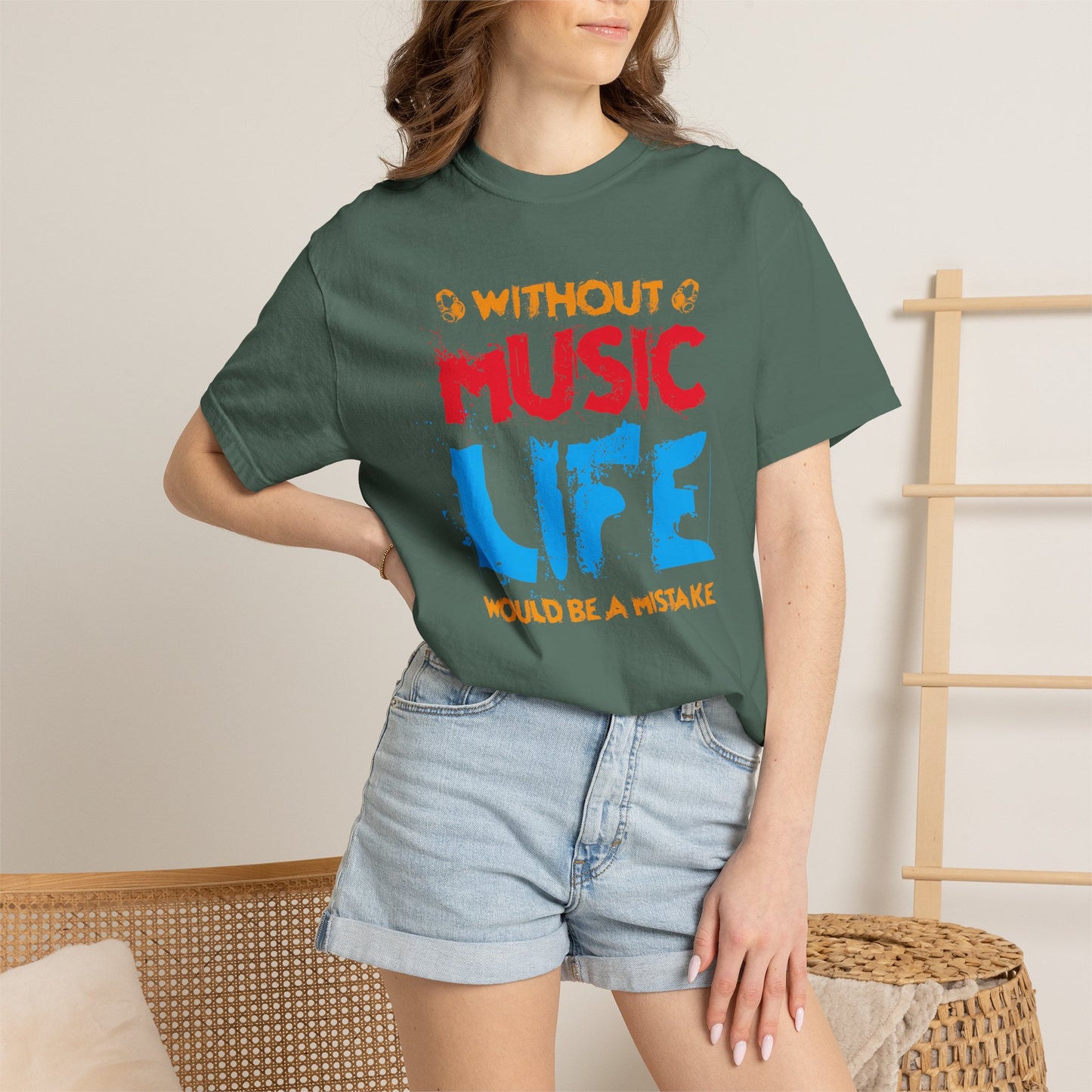Music Graphic Design Unisex Cotton T-shirt 032