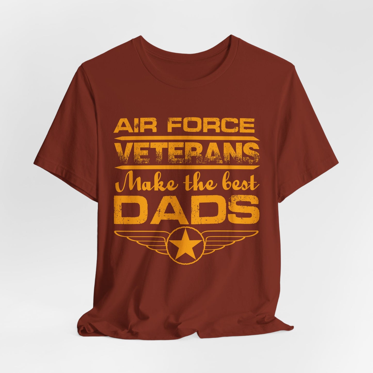 Air Force Veterans Make the Best Dads T-Shirt Military Dad Unisex Cotton Tee v48