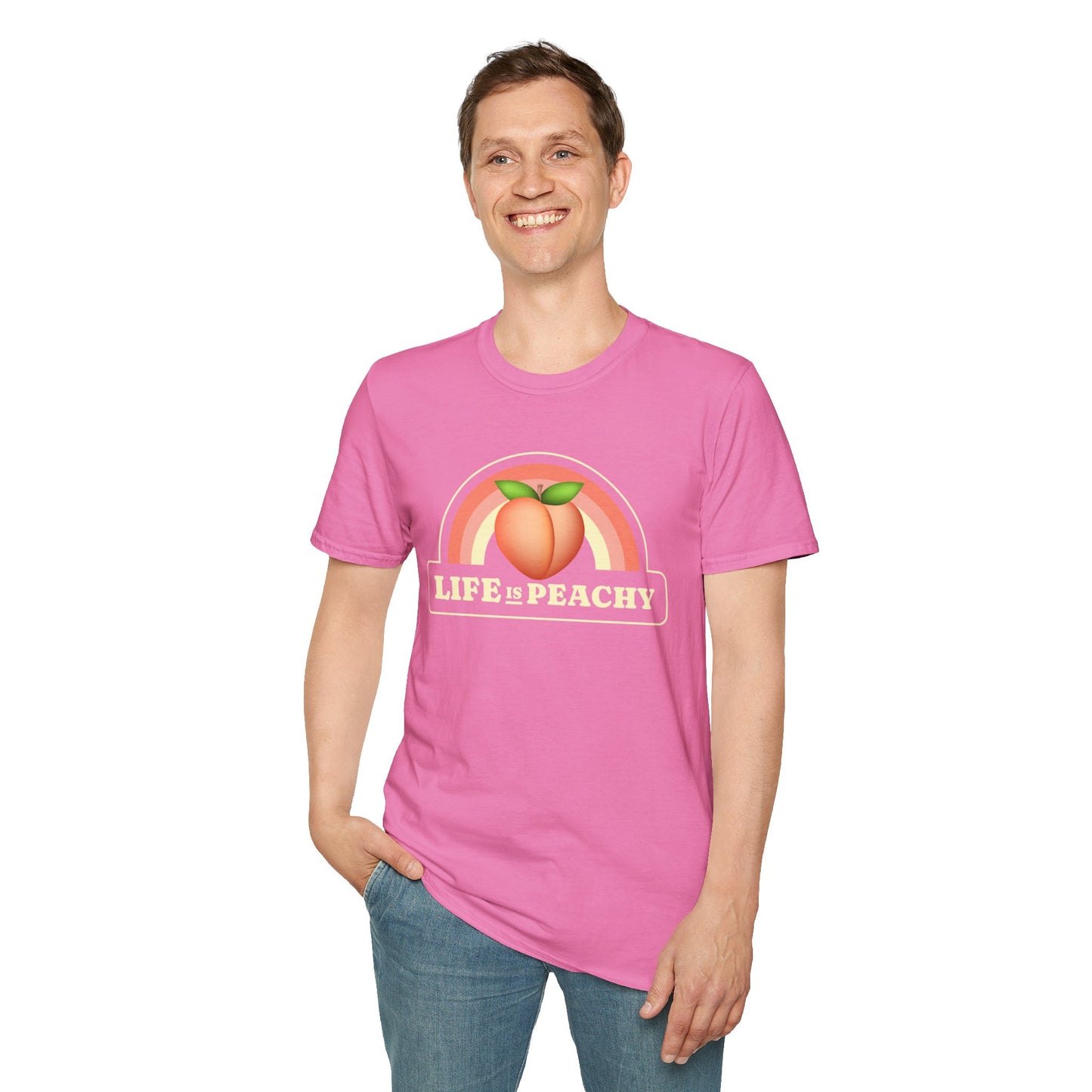 Food Tees, Funny Food T Shirts, Funny T Shirts, Shirt with Fruits, Shirt with Peach