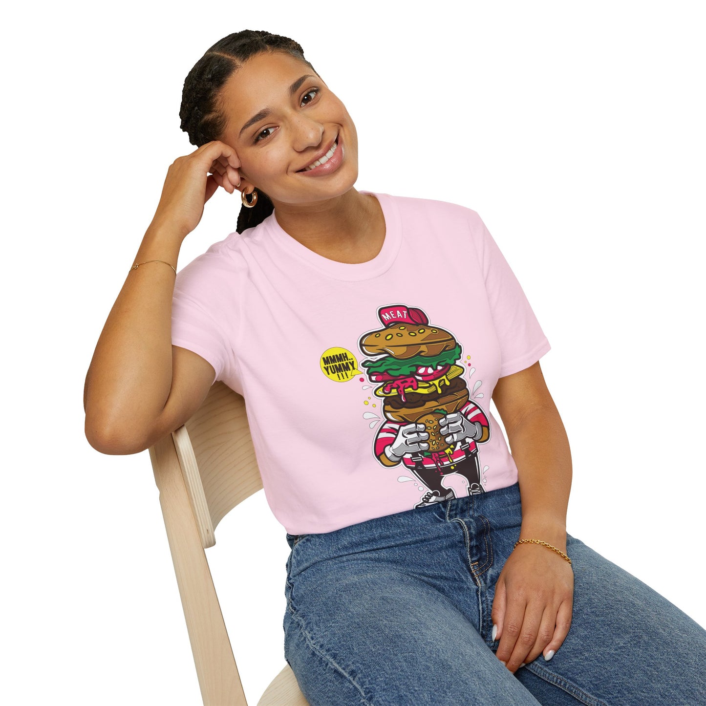 Cartoon T Shirt Animation T Shirt Funny Tee Unisex Gildan Softstyle 64000 Ring Spun Cotton