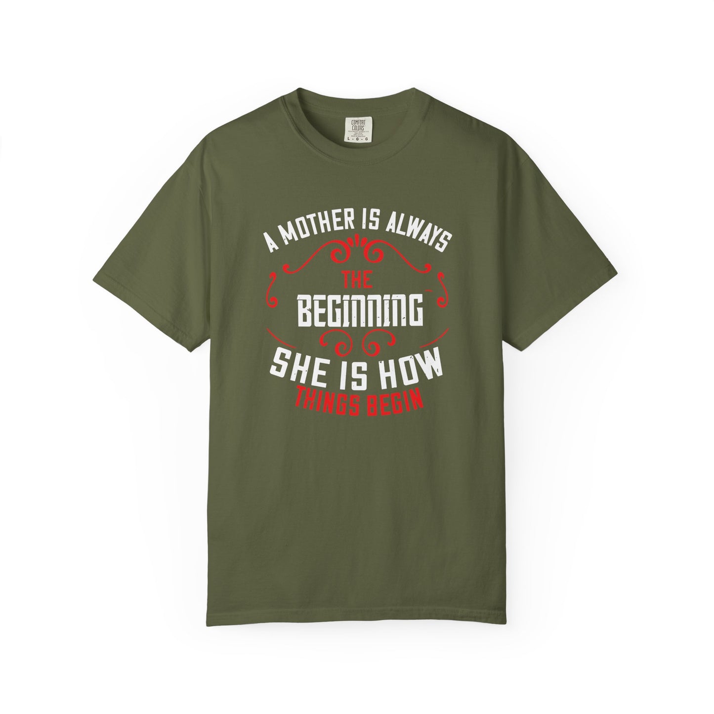 Mom T-shirt Mother Day Mama Tee Unisex Comfort Colors Garment-Dyed Cotton h53