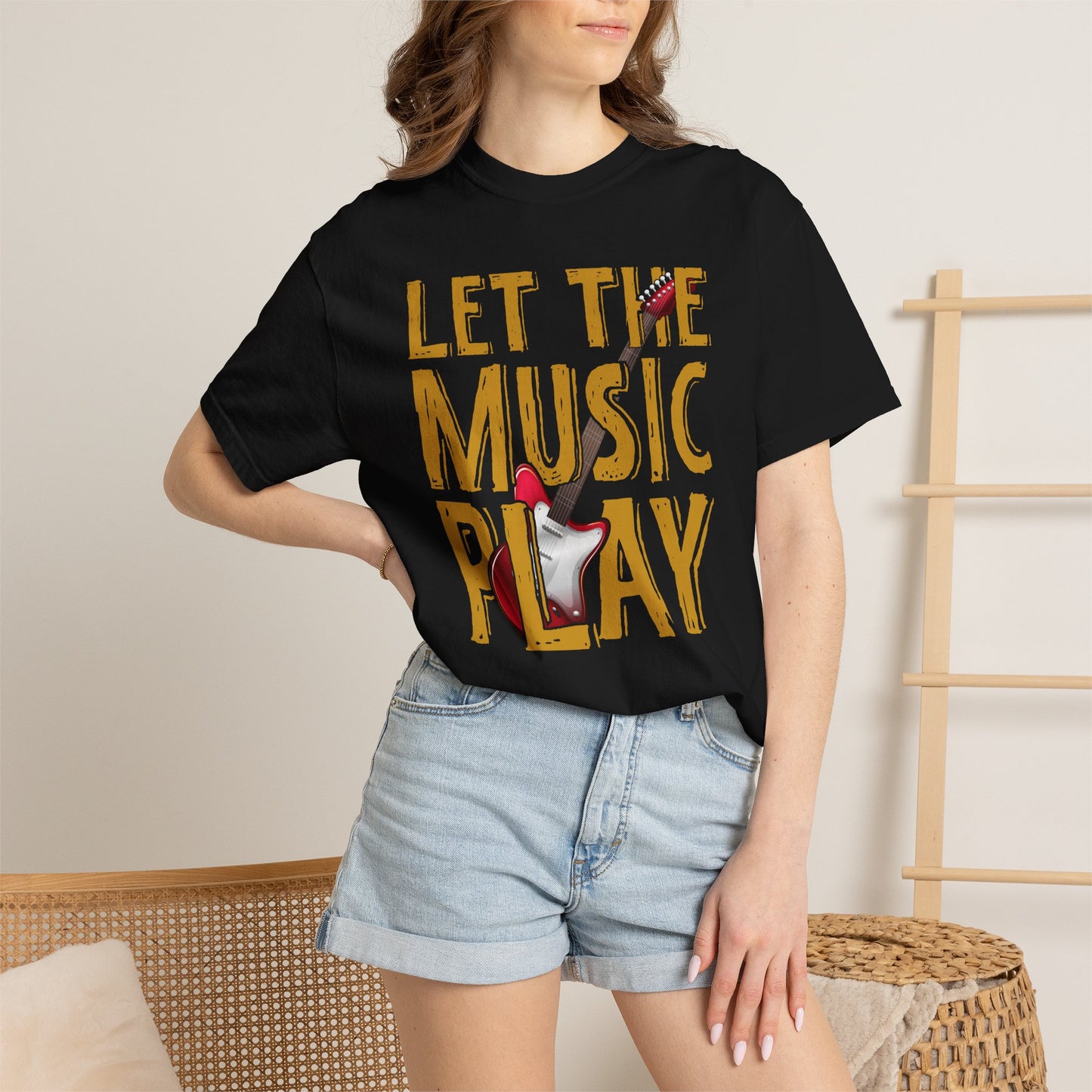 Music Graphic Design Unisex Cotton T-shirt 002