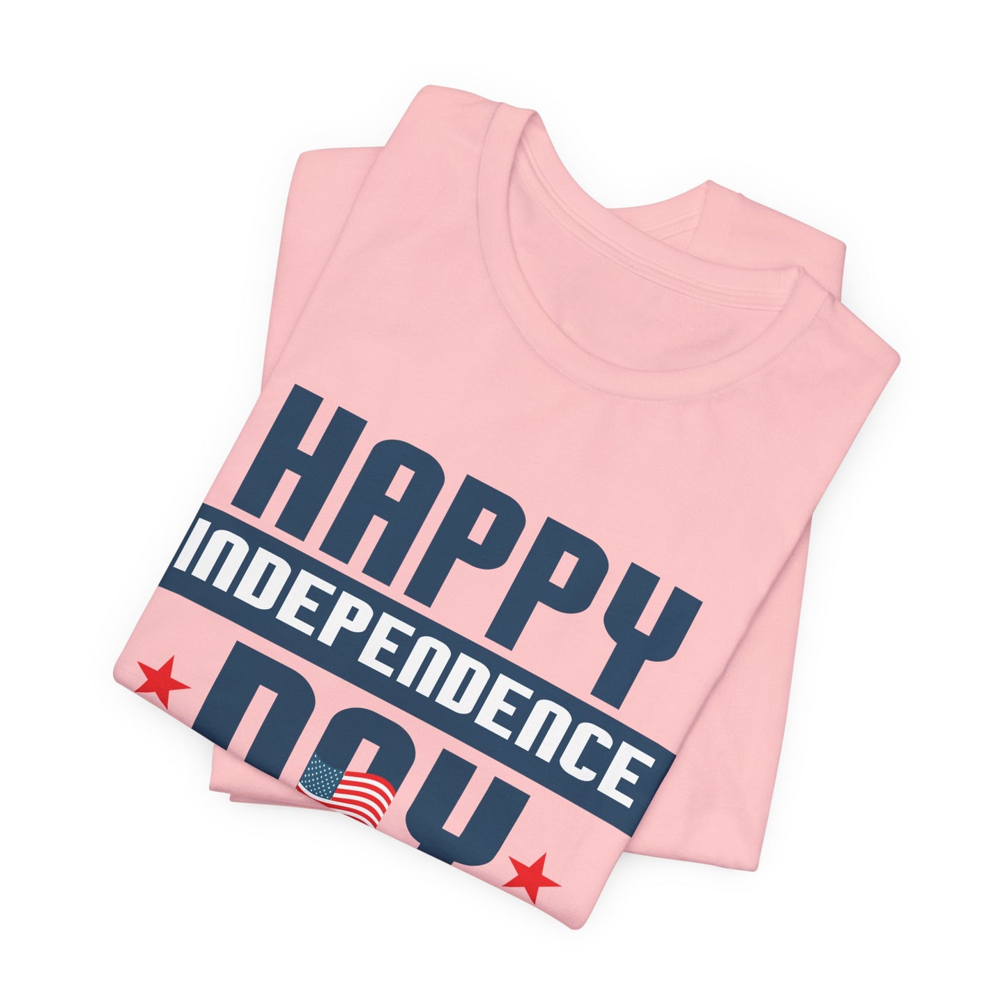 Happy Independence Day Graphic Unisex Cotton T-Shirt 017