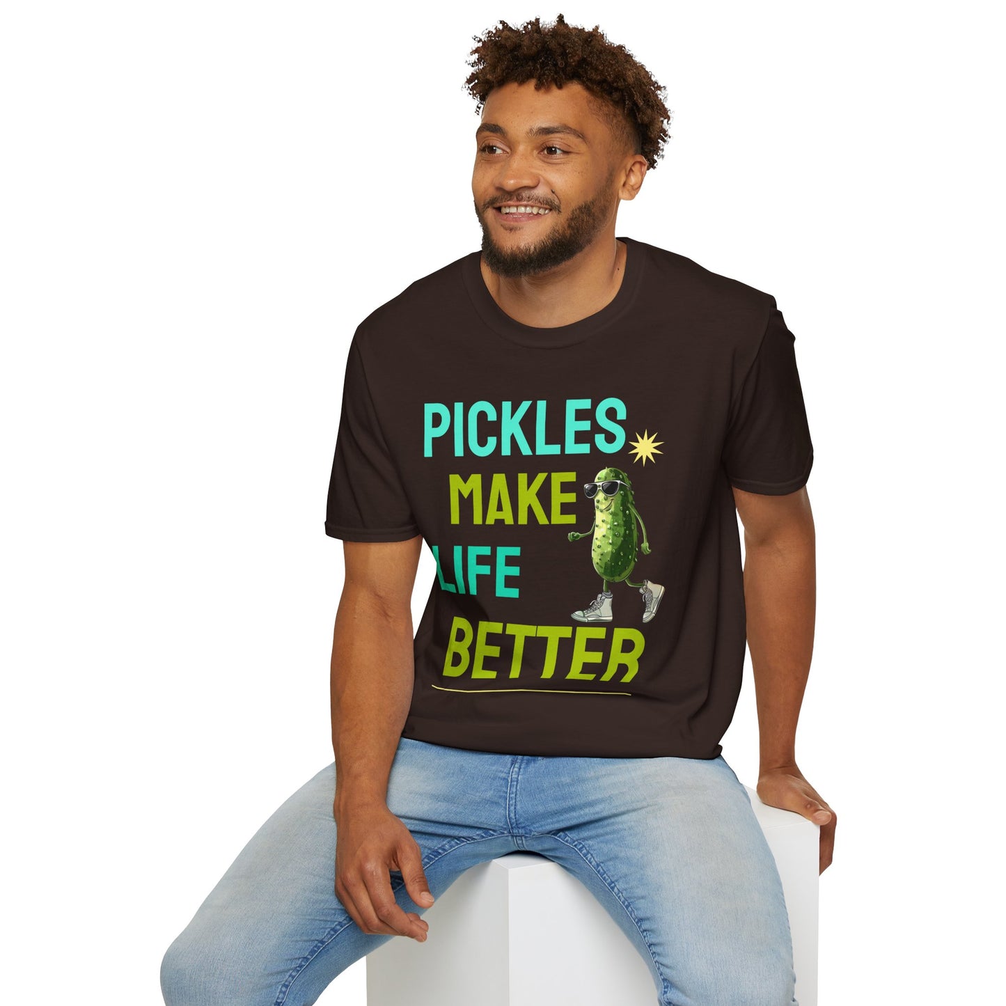 Food Tees, Funny Food T Shirts, Funny T Shirts, Shirt with Vegetables, Shirt with Pickle