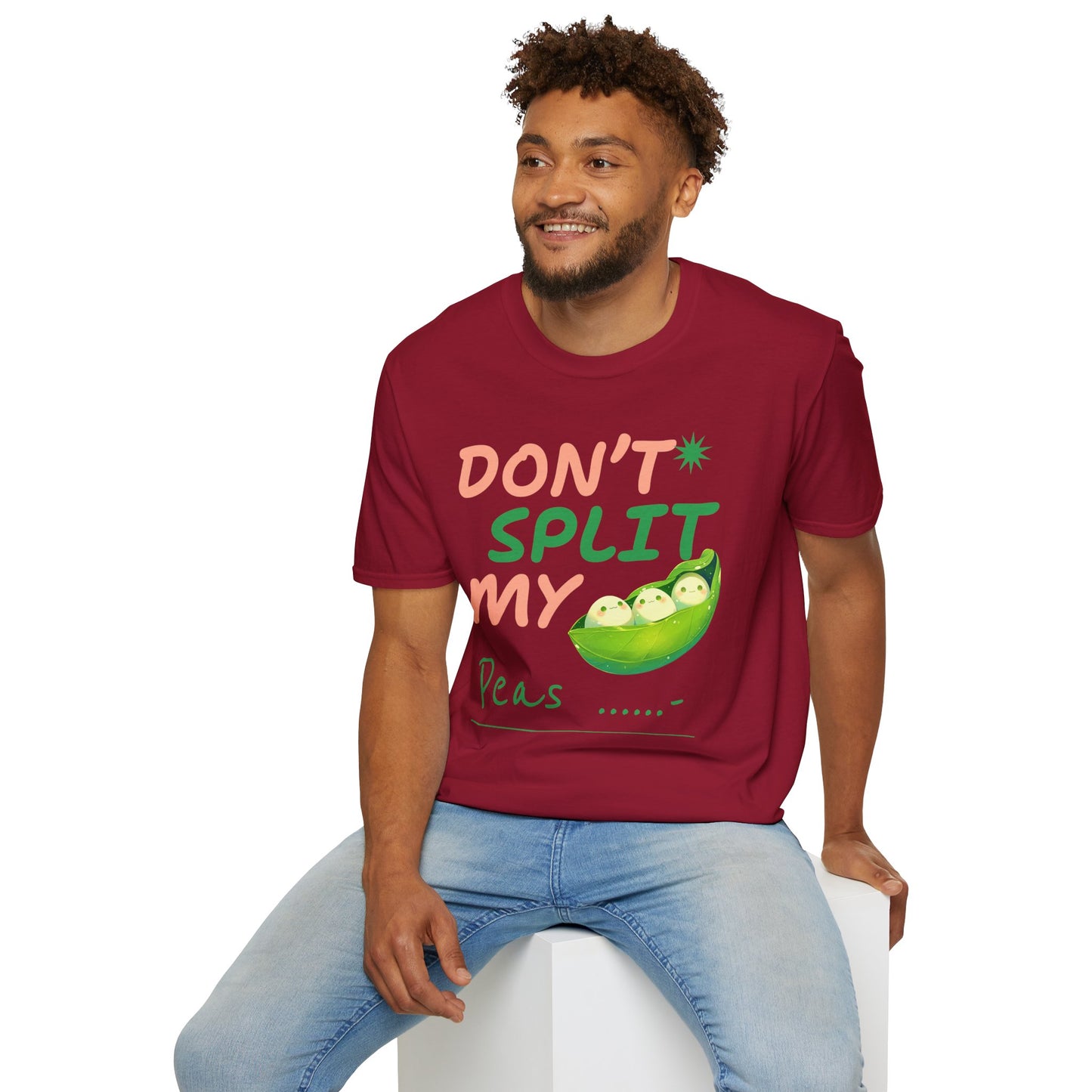 Food Tees, Funny Food T Shirts, Funny T Shirts, Shirt with Vegetables, Shirt with Peas