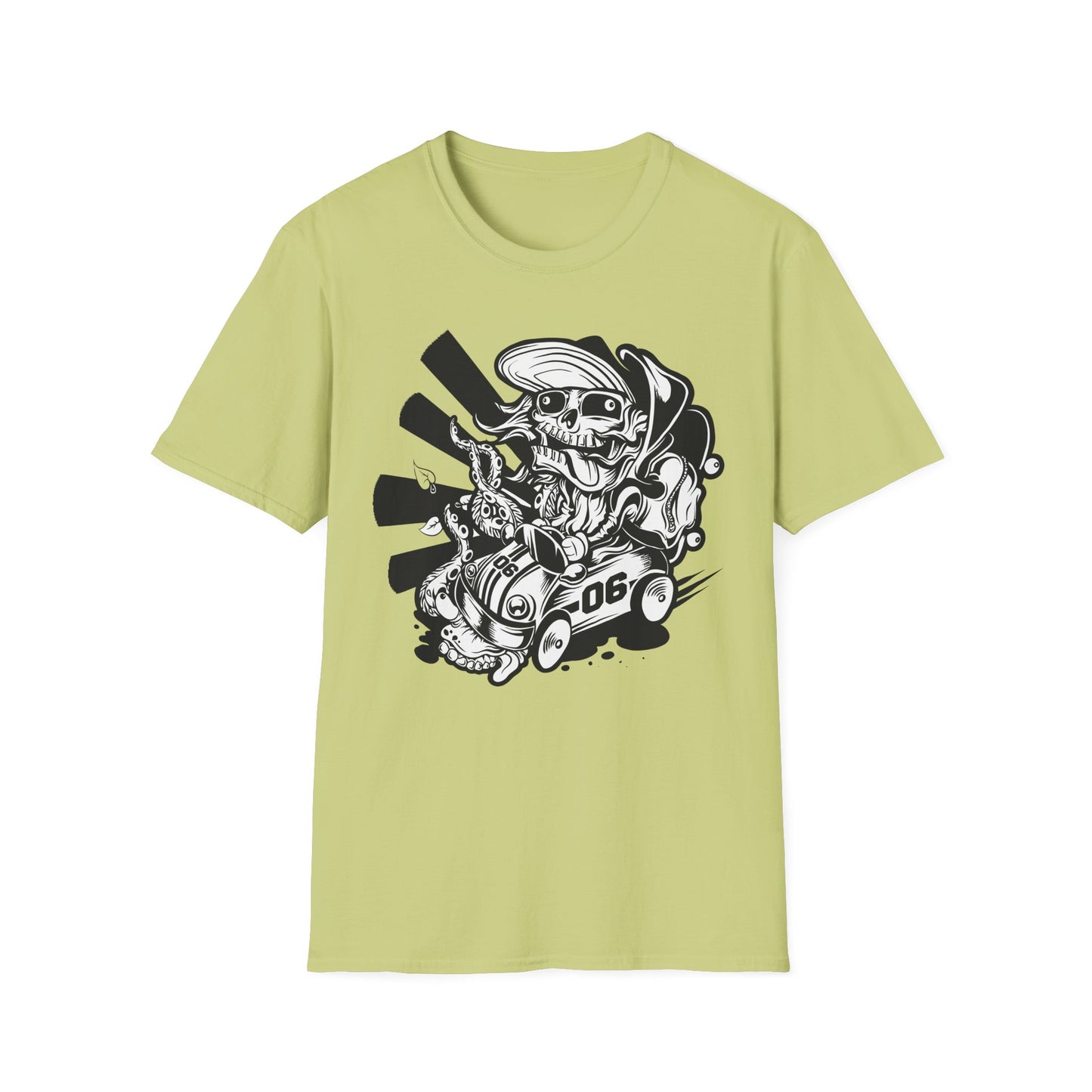 Cartoon Animation T Shirt Unisex Softstyle 64000 Cotton Tee With Fun Art Design Graphics