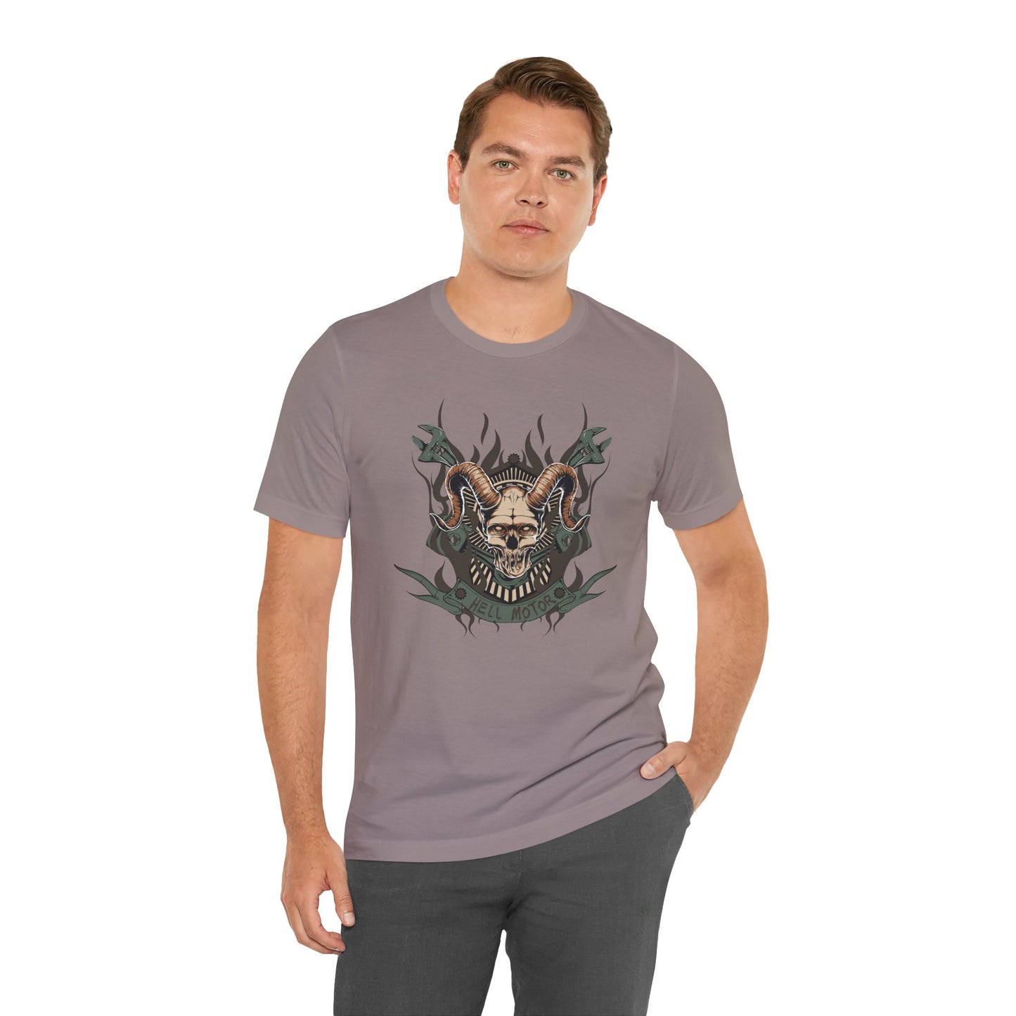 Gothic Skull Graphic Design Unisex Cotton Tee Art-49