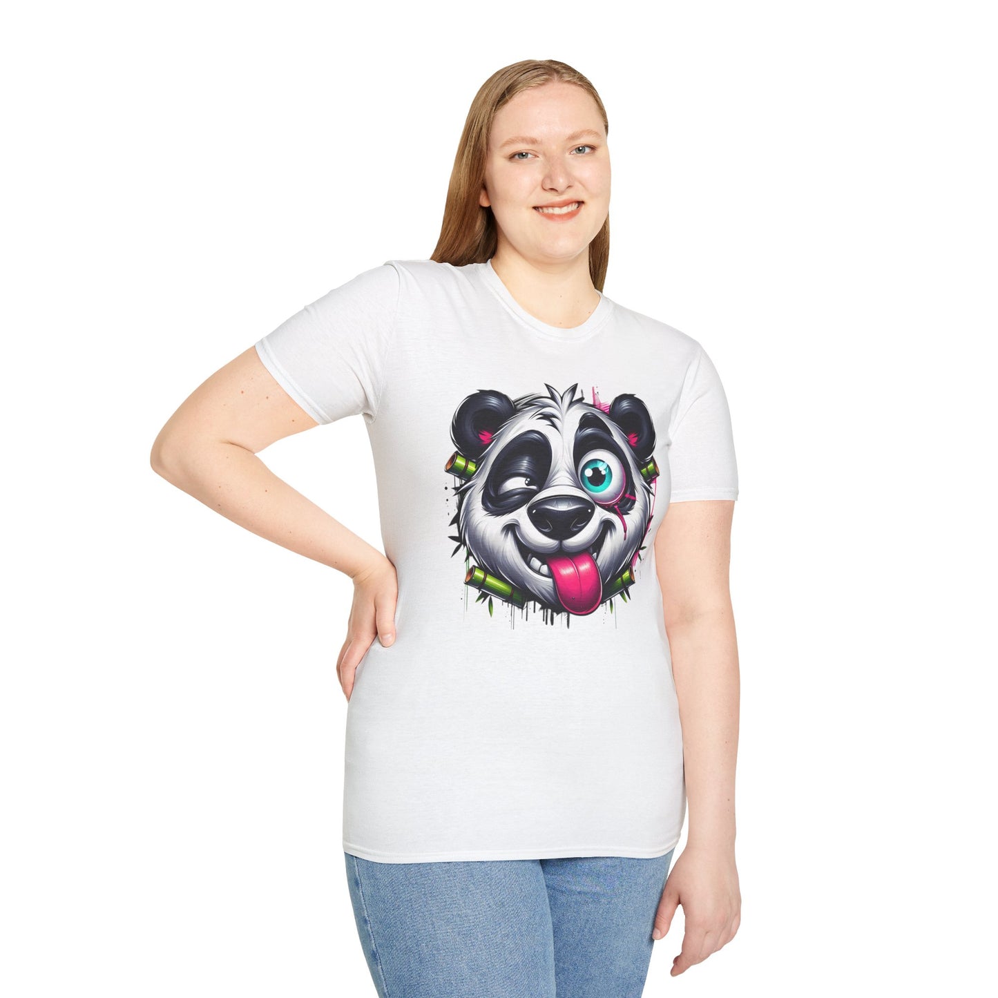 Animals Tees, Funny Animals Shirt, T Shirts with Funny Animals, T-Shirt with Panda, Panda Tees