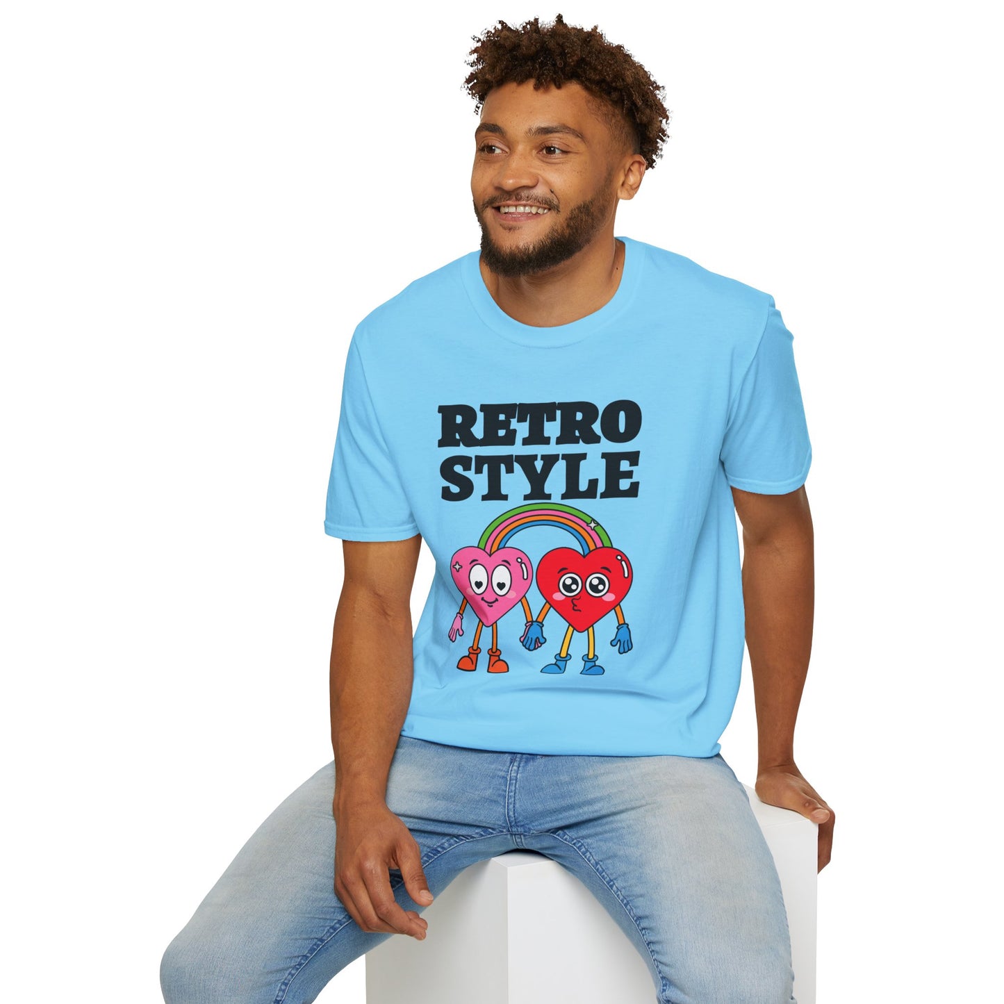 Retro T Shirt, Retro Design Shirt, Retro Art Tee Shirt, T-shirt with Retro Style