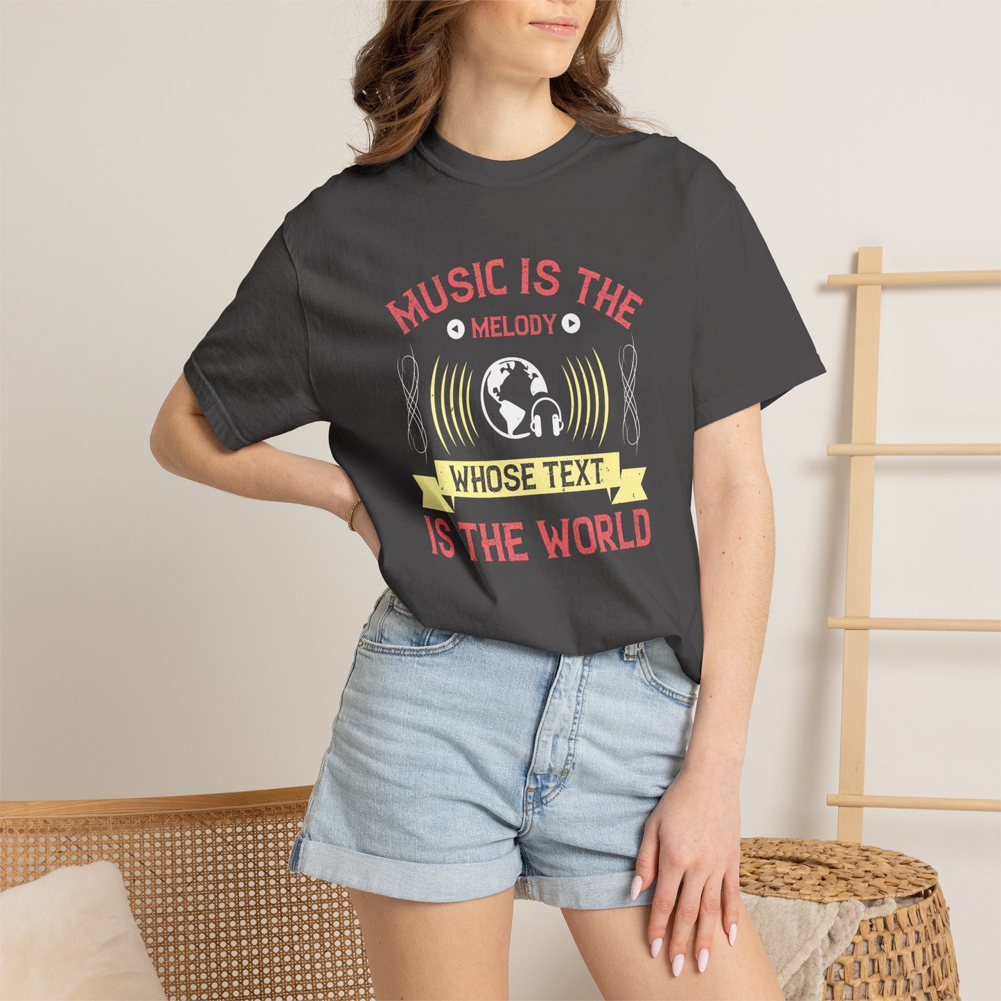 Music Graphic Design Unisex Cotton T-shirt m33