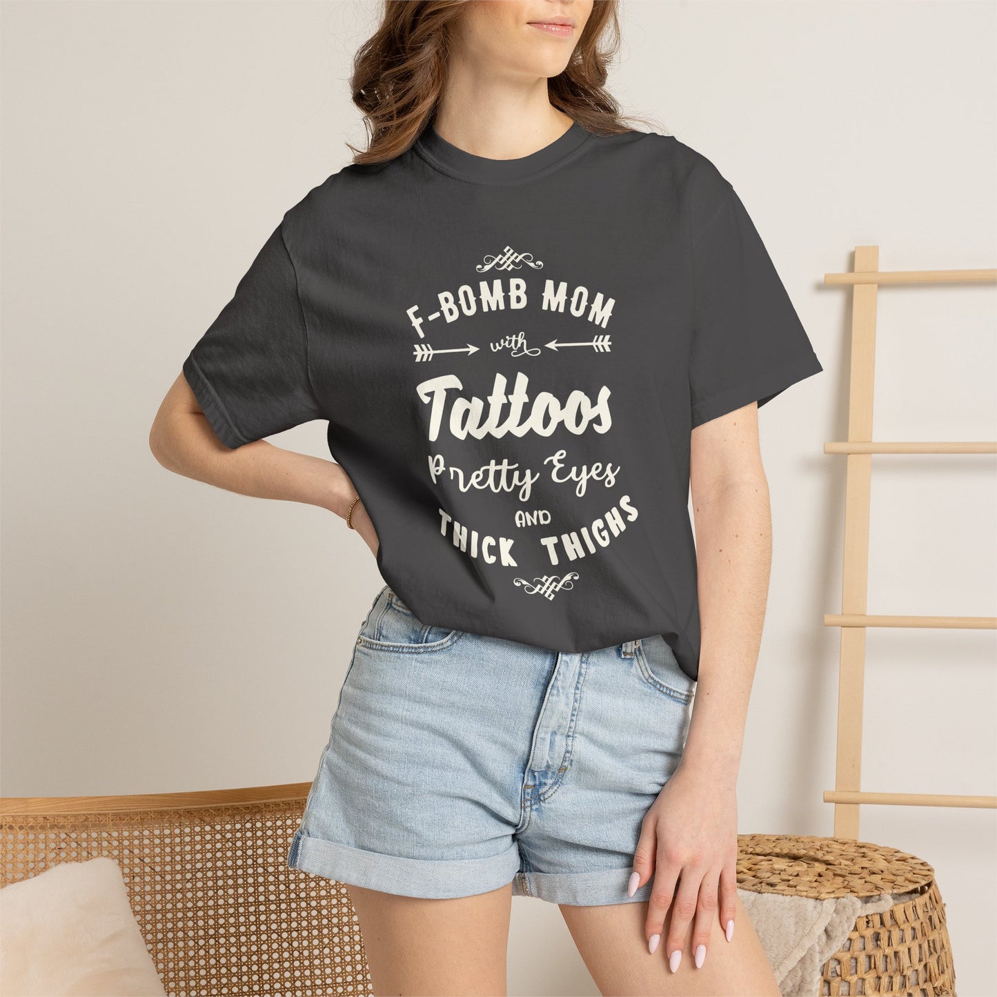 Mom T-shirt Mother's Day Mama Tee Unisex Comfort Colors Garment-Dyed Cotton h37