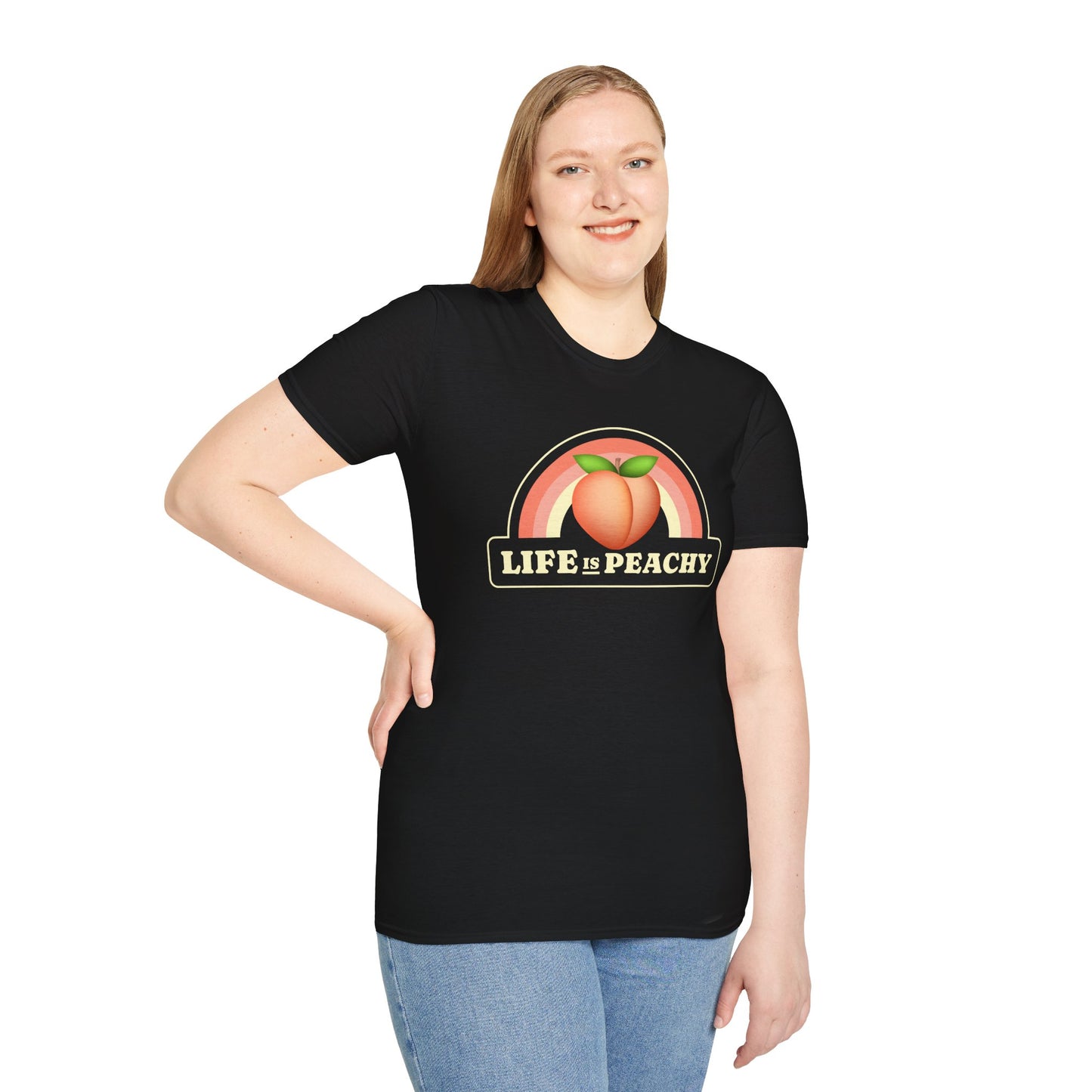 Food Tees, Funny Food T Shirts, Funny T Shirts, Shirt with Fruits, Shirt with Peach