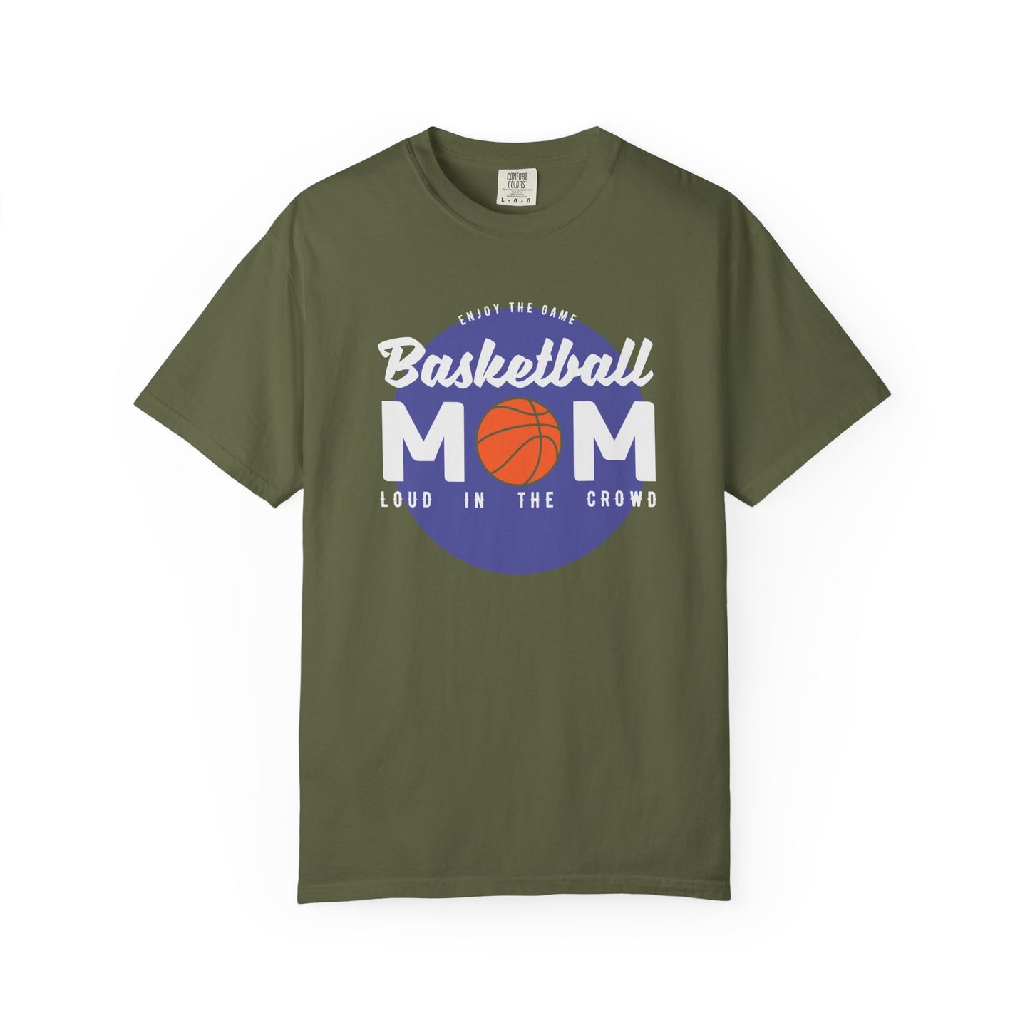 Basketball Mom T-shirt Mother's Day Mama Tee Unisex Comfort Colors Garment-Dyed Cotton h31