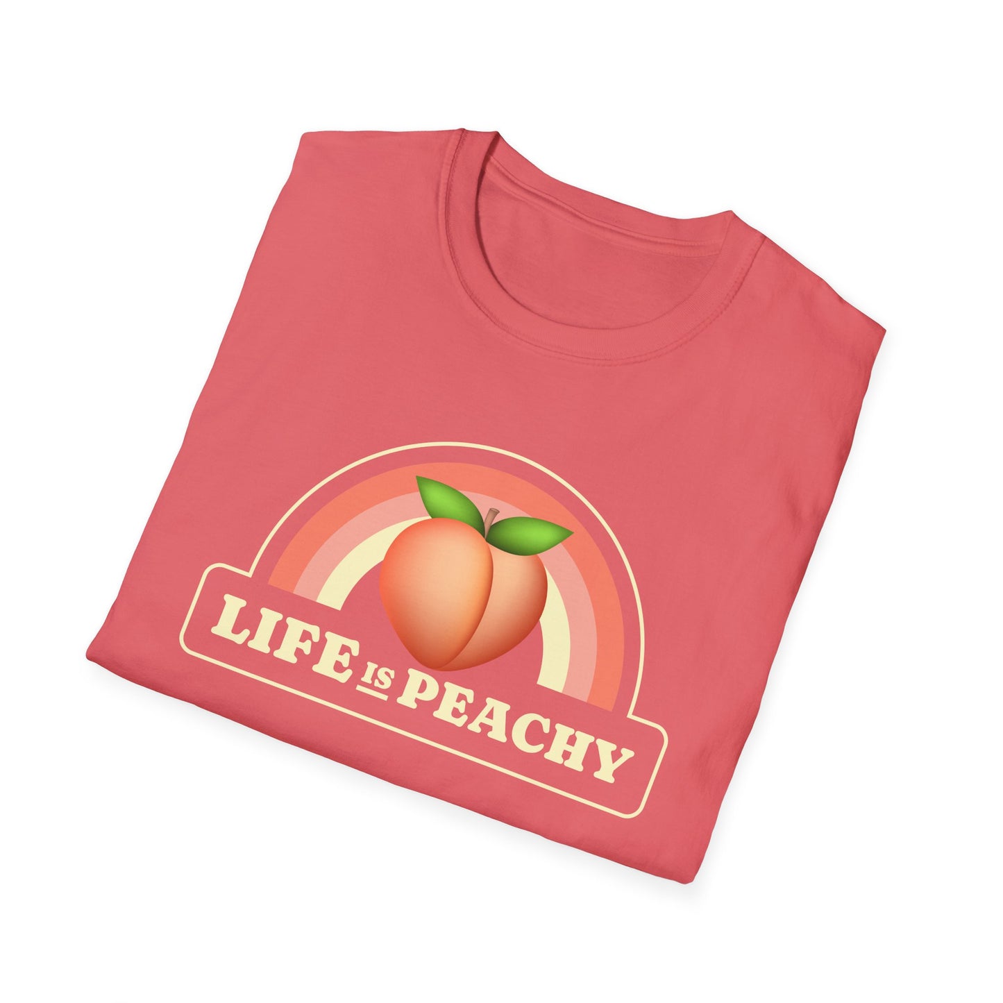 Food Tees, Funny Food T Shirts, Funny T Shirts, Shirt with Fruits, Shirt with Peach