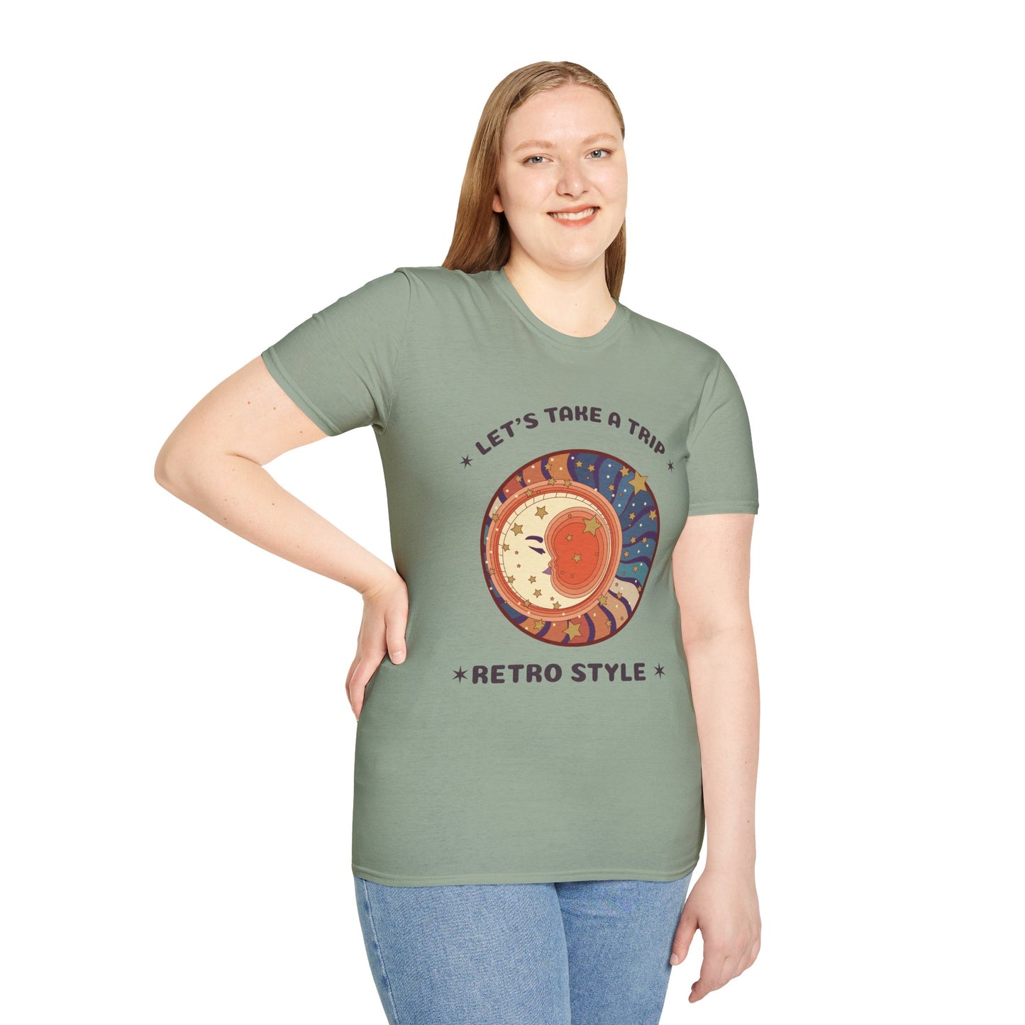Retro T Shirt, Retro Design Shirt, Retro Art Tee Shirt, T-shirt with Retro Style