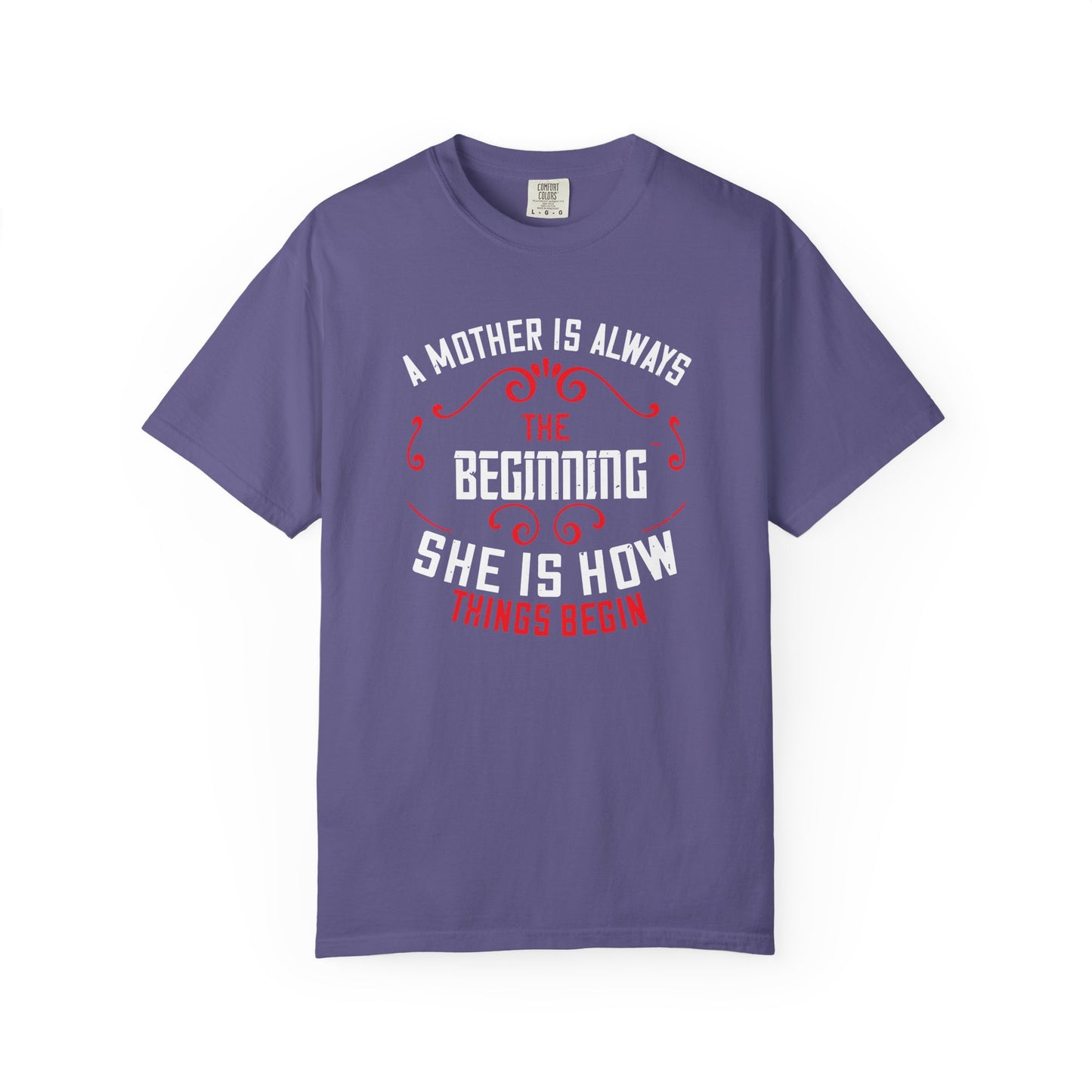 Mom T-shirt Mother Day Mama Tee Unisex Comfort Colors Garment-Dyed Cotton h53