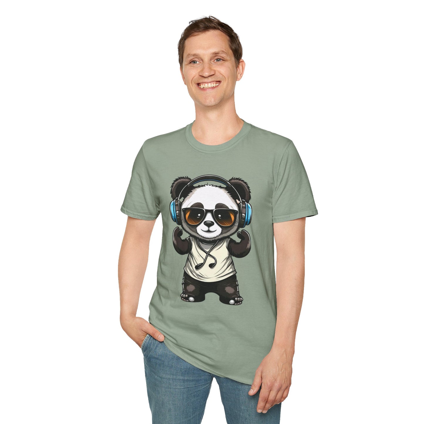 Animals Tees, Funny Animals Shirt, T Shirts with Funny Animals, T-Shirt with Panda, Panda Tees
