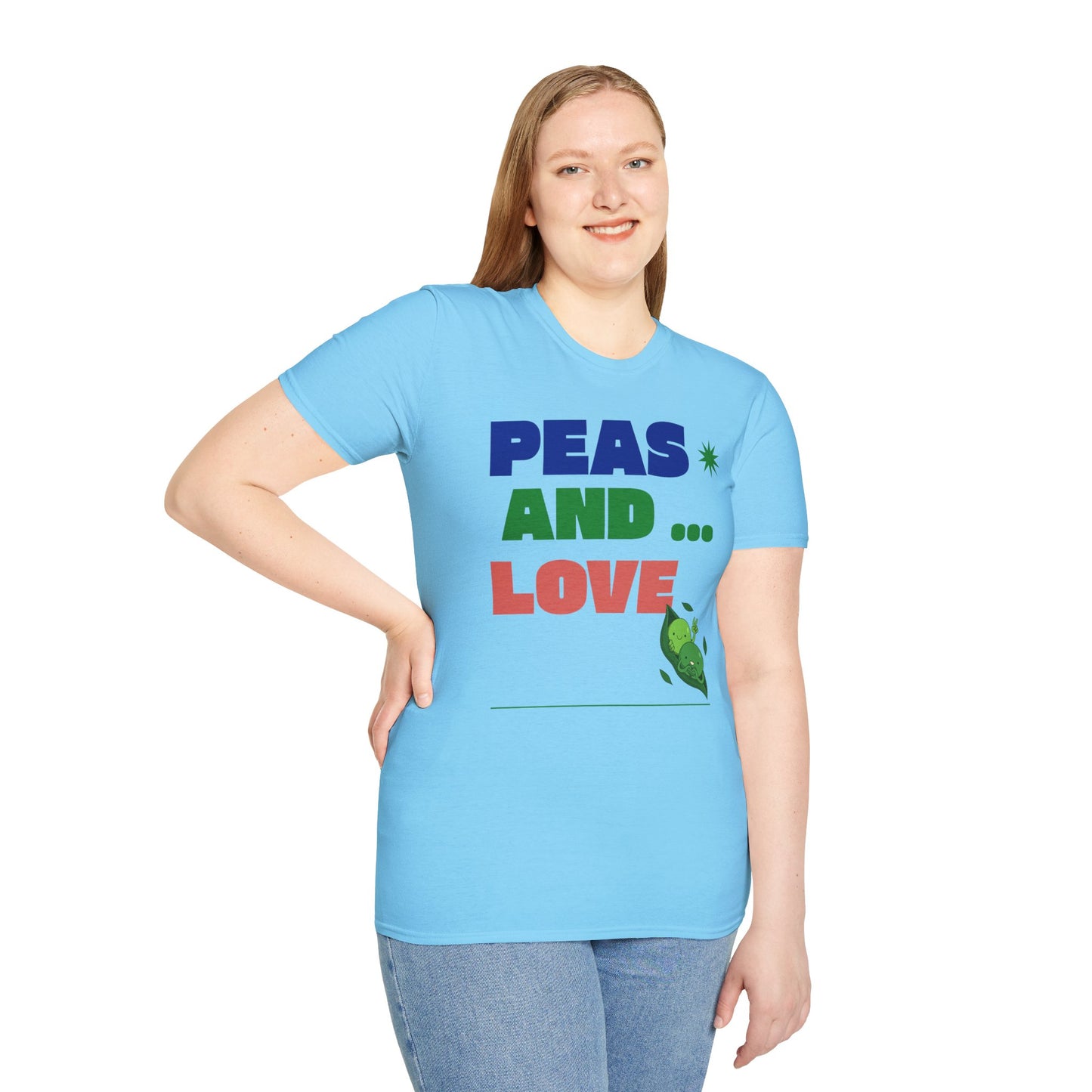 Food Tees, Funny Food T Shirts, Funny T Shirts, Shirt with Vegetables, Shirt with Peas
