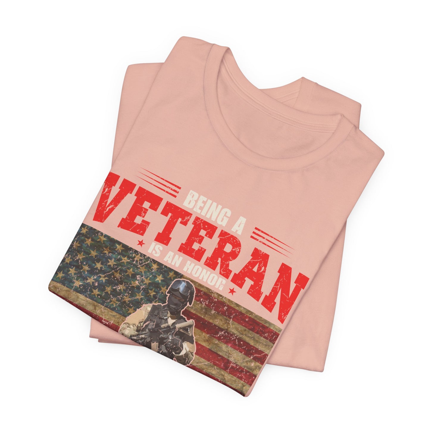 Veteran Grandpa T-Shirt American Flag Soldier Grandpa Unisex Cotton Tee v34