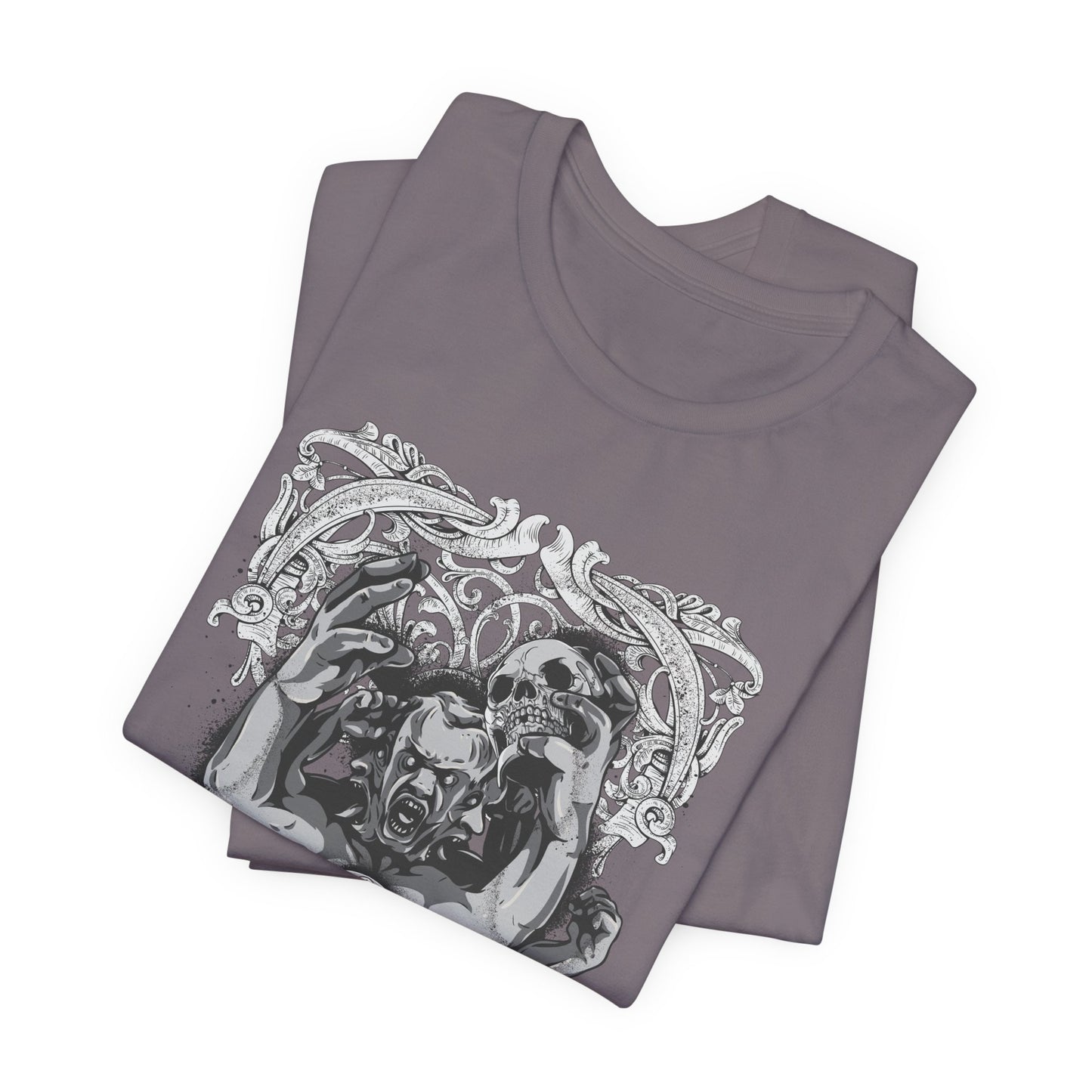 Mask Artwork Illustration Graphic Unisex Cotton T-Shirt r17