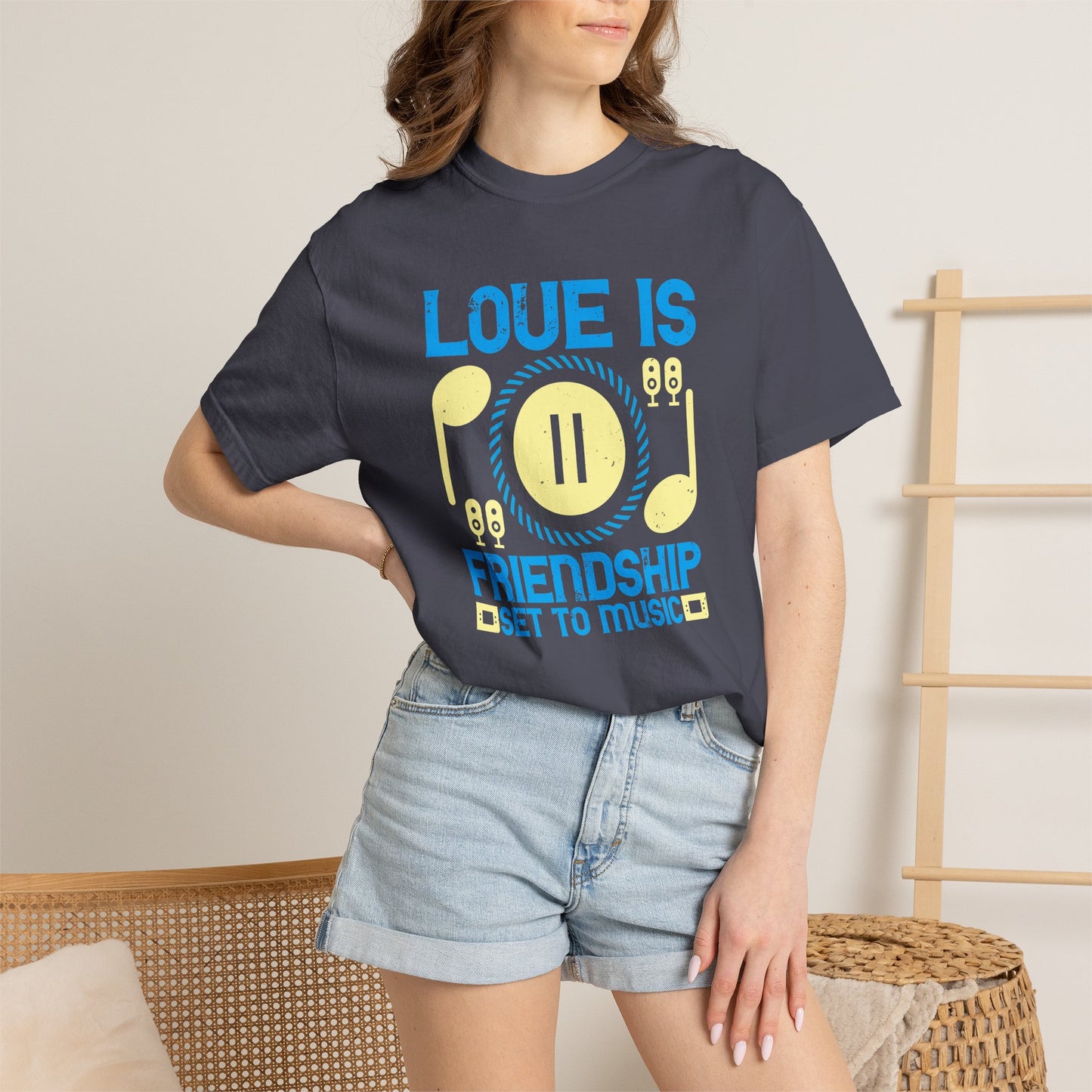 Music Graphic Design Unisex Cotton T-shirt m21